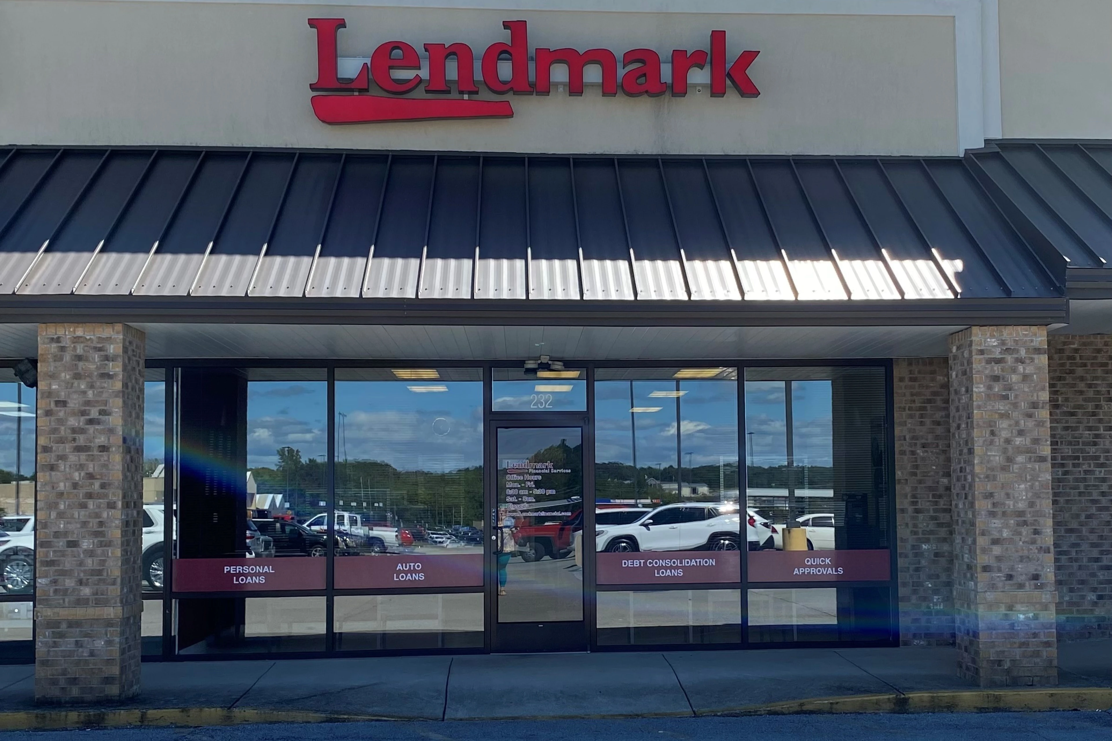 Exterior view of the branch location.