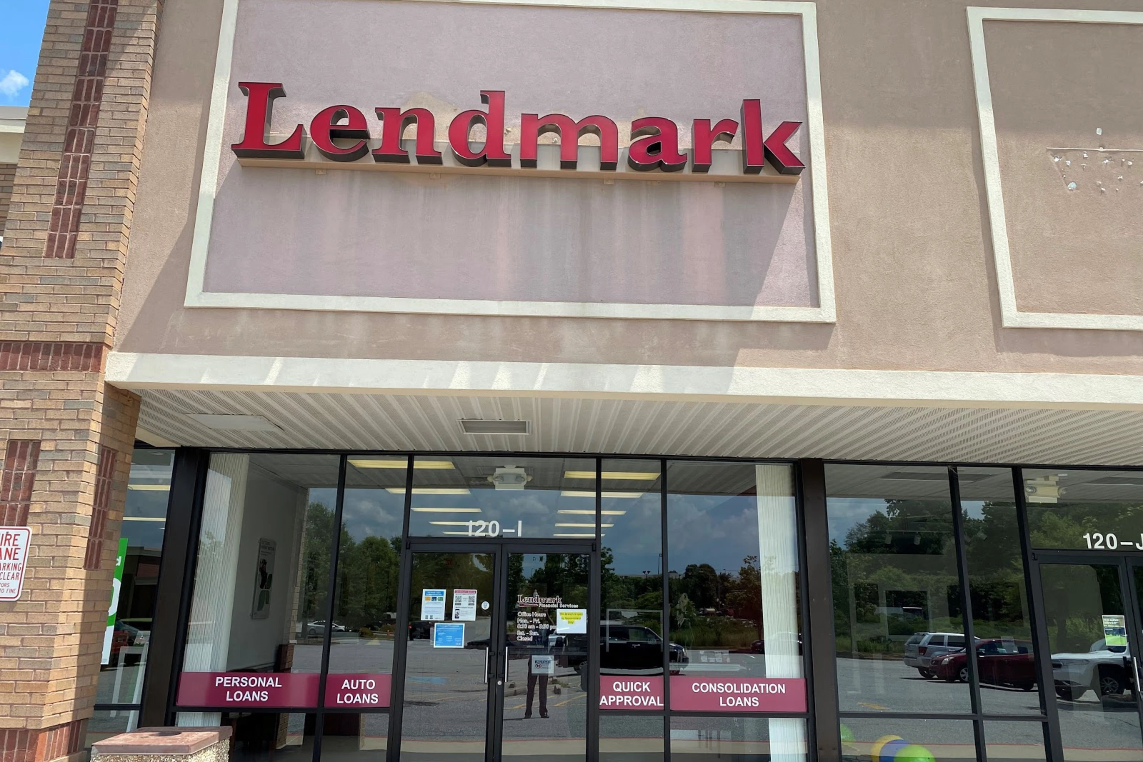 Exterior view of the branch location.
