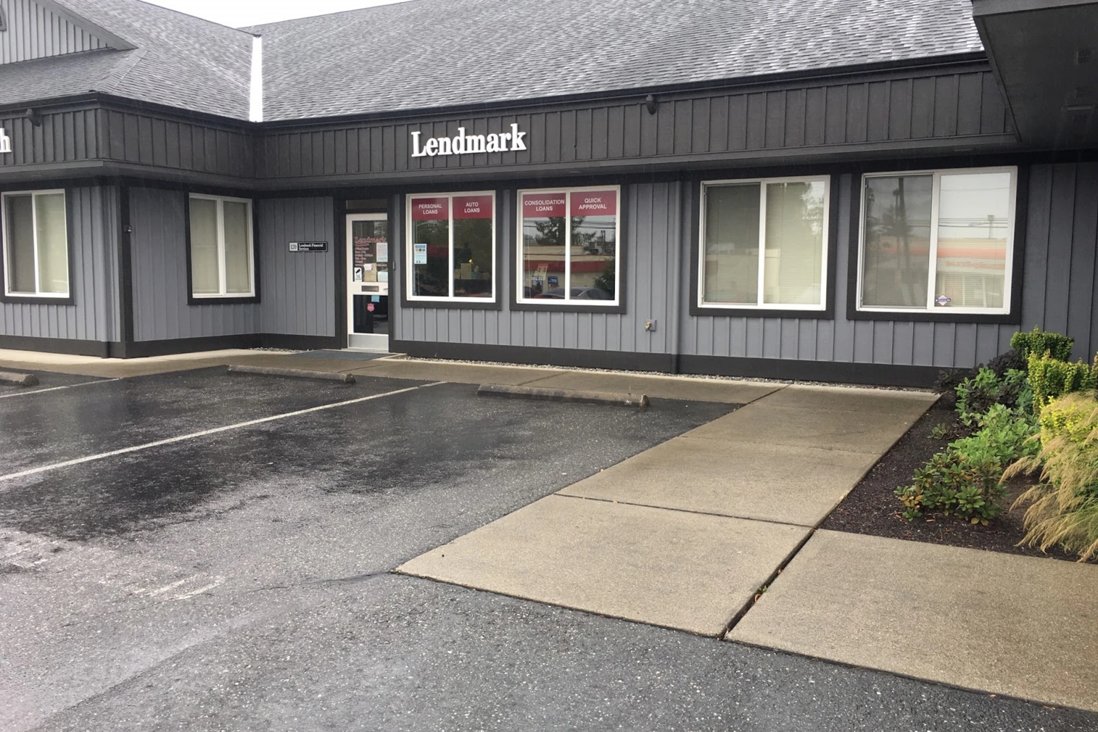 Exterior view of the branch location.
