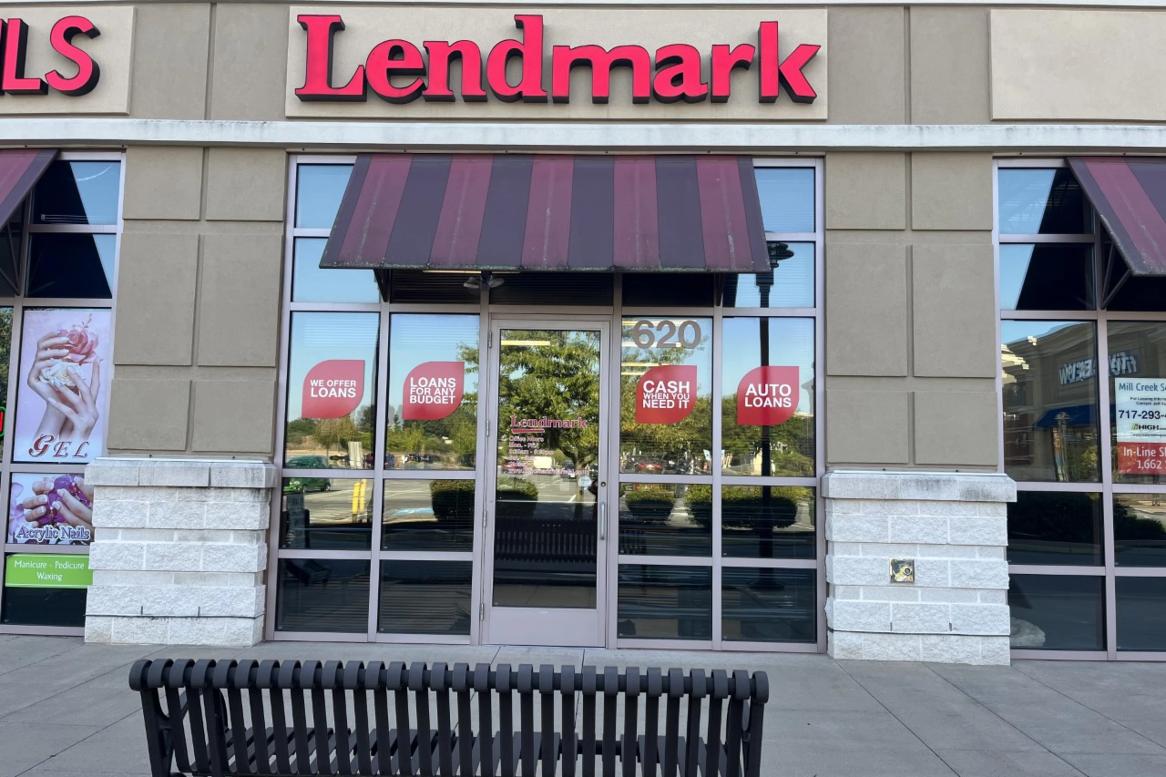 Exterior view of the branch location.
