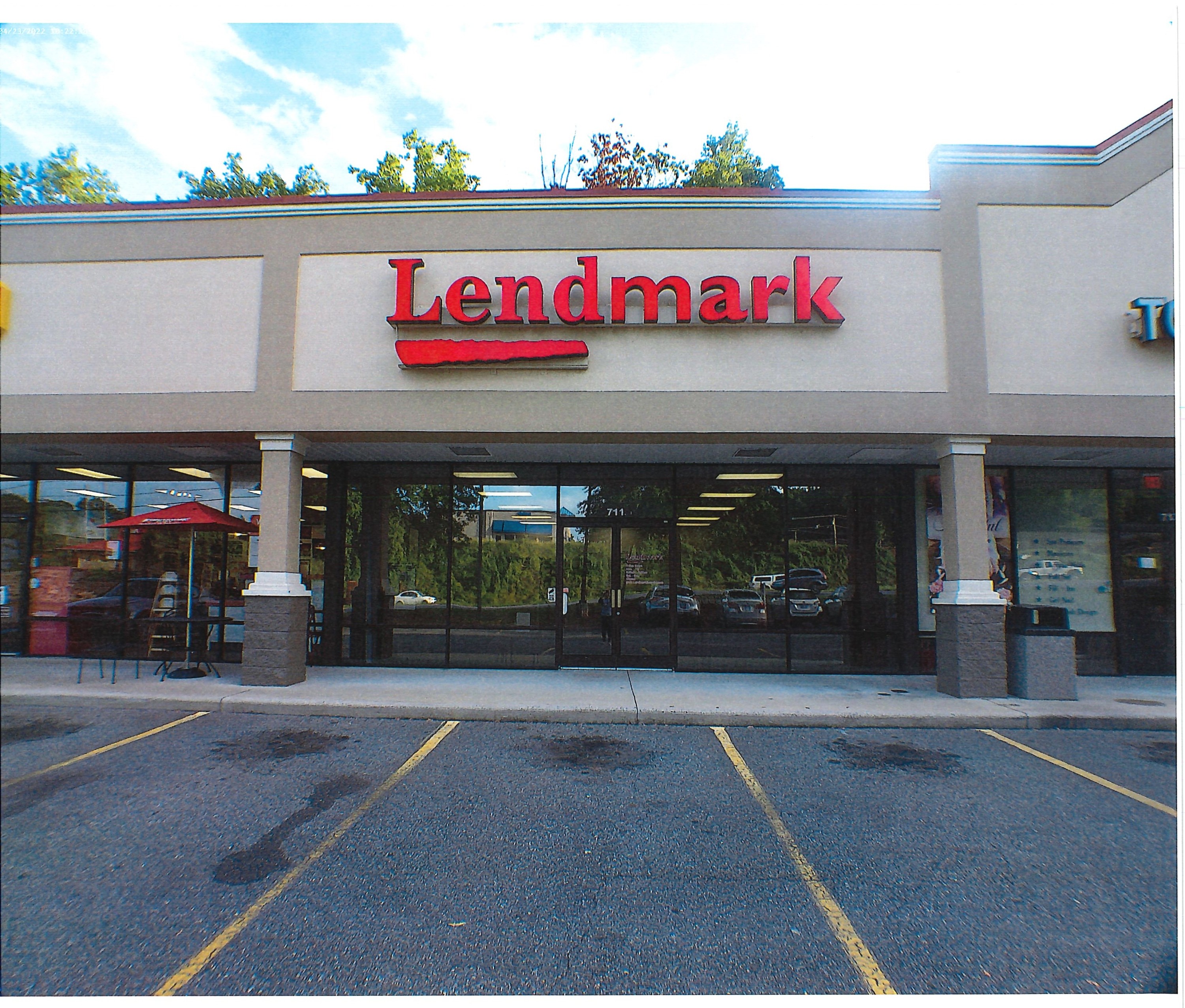 Exterior view of the branch location.