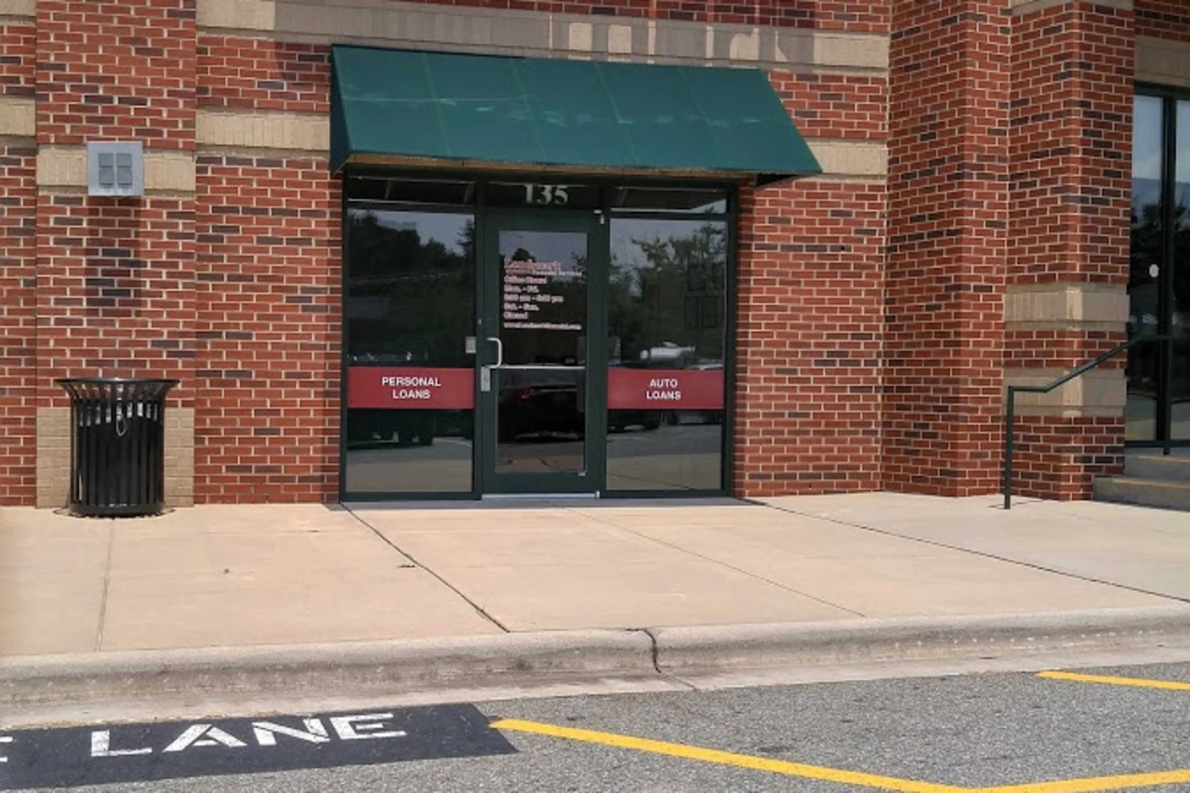 Exterior view of the branch location.