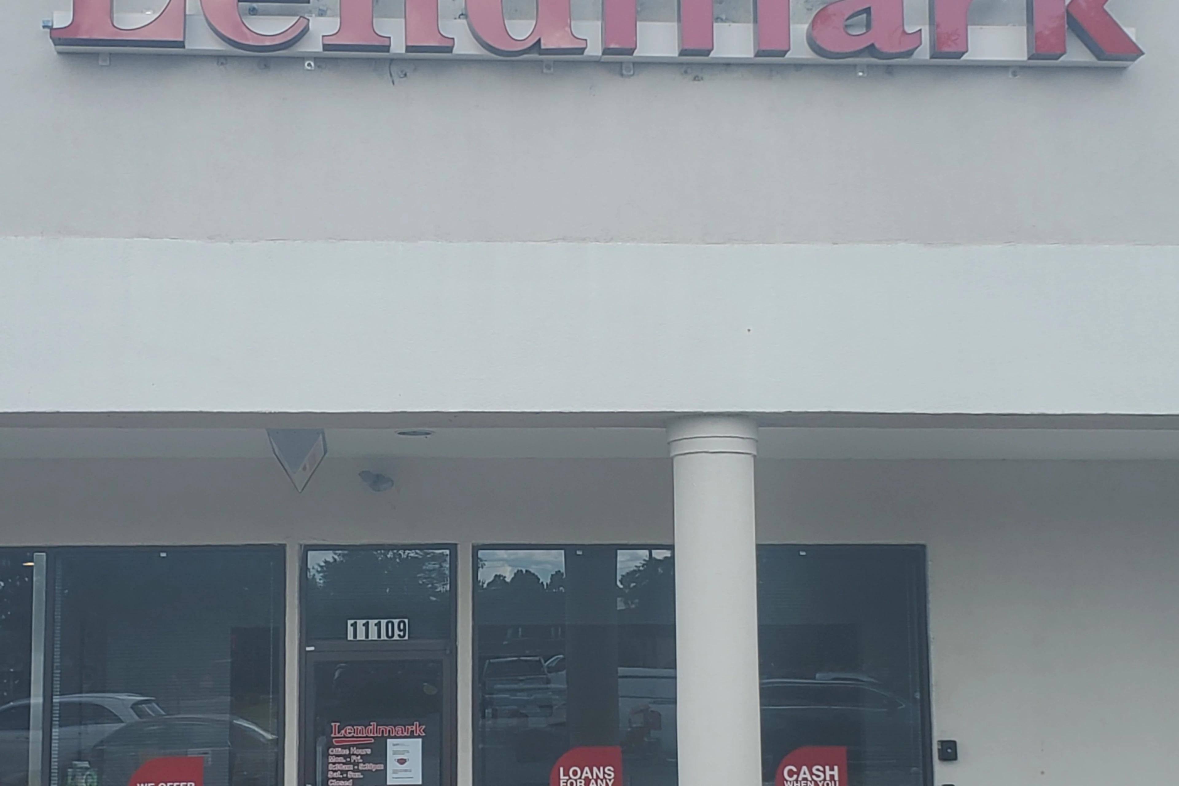 Exterior view of the branch location.