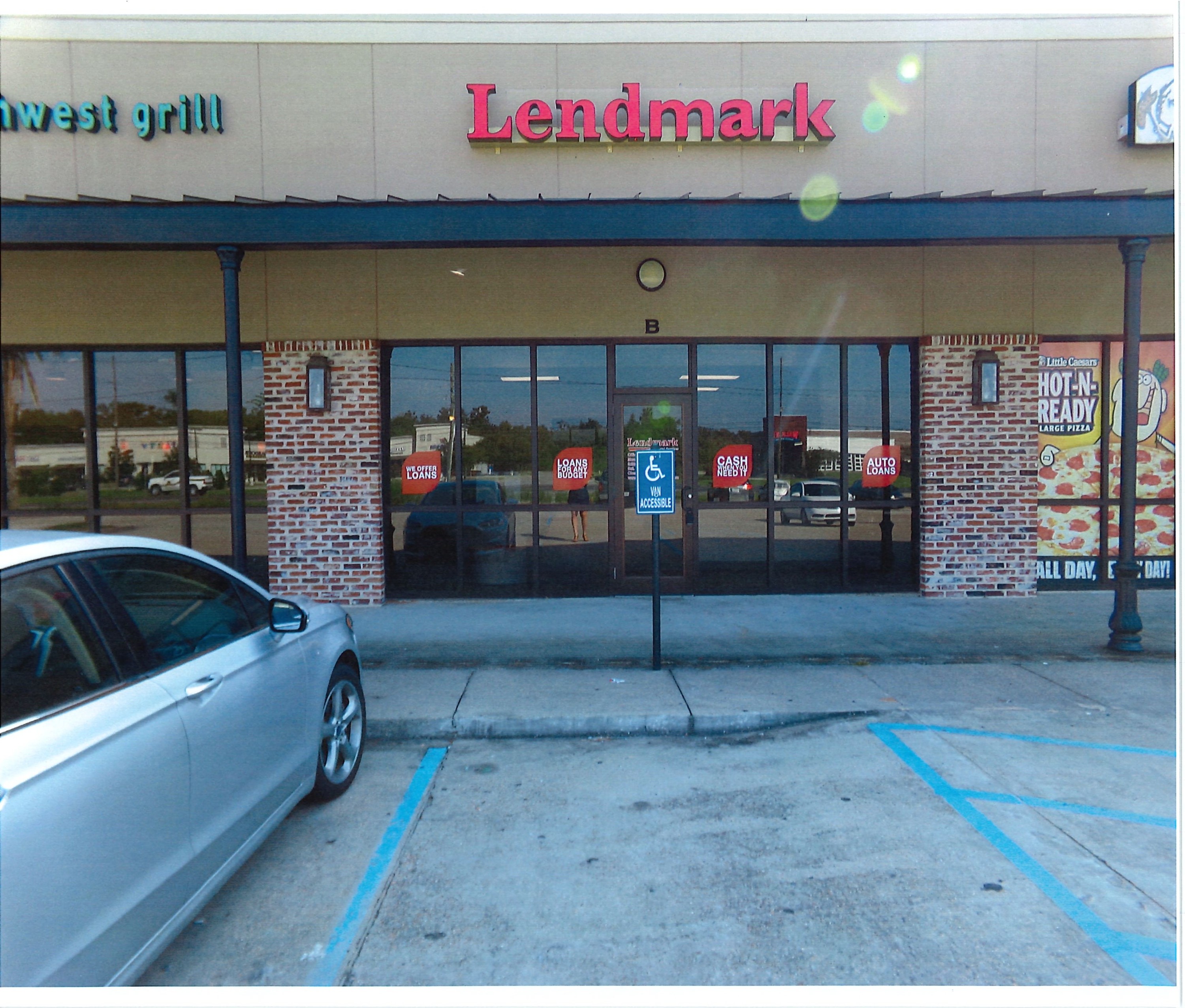 Exterior view of the branch location.