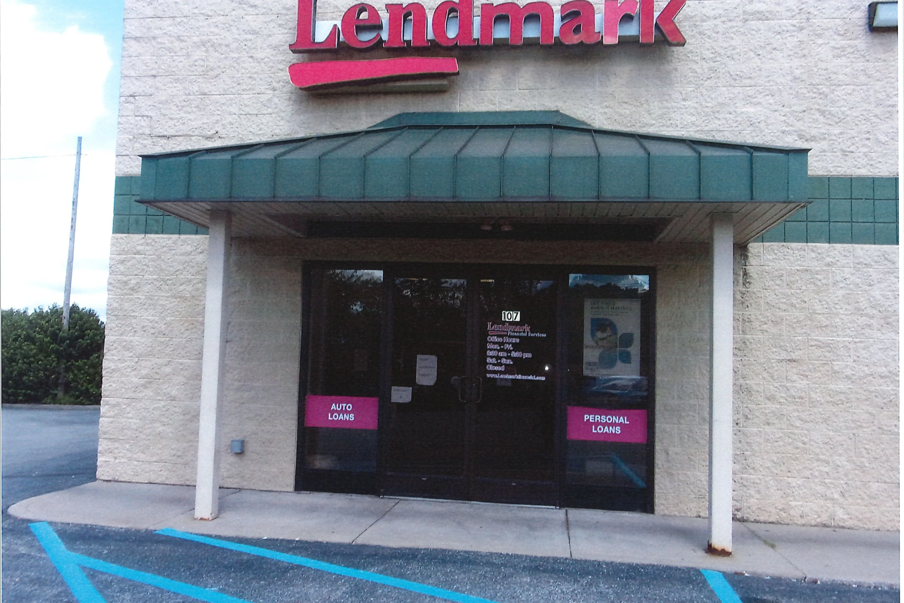 Exterior view of the branch location.