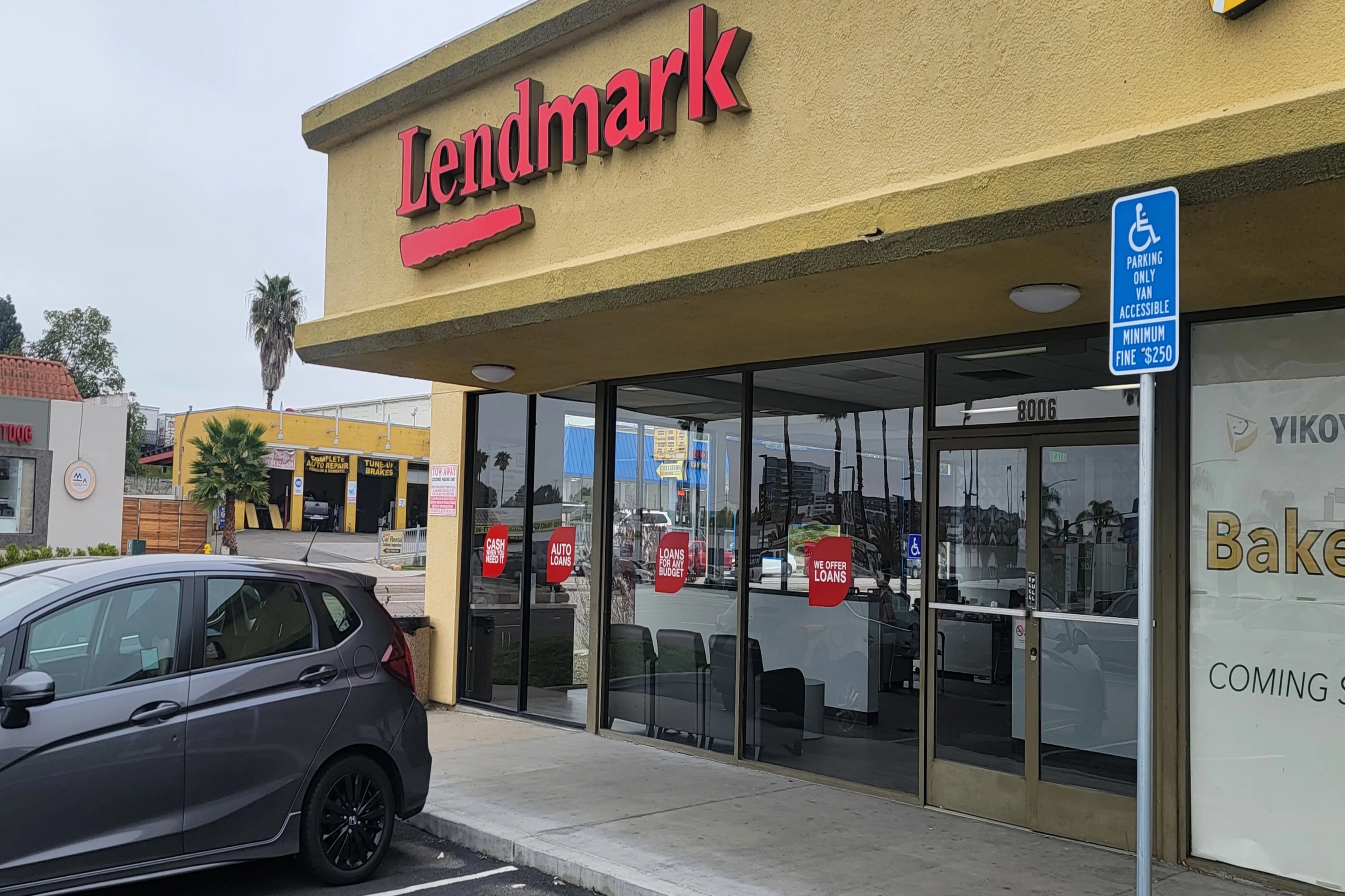 Exterior view of the branch location.
