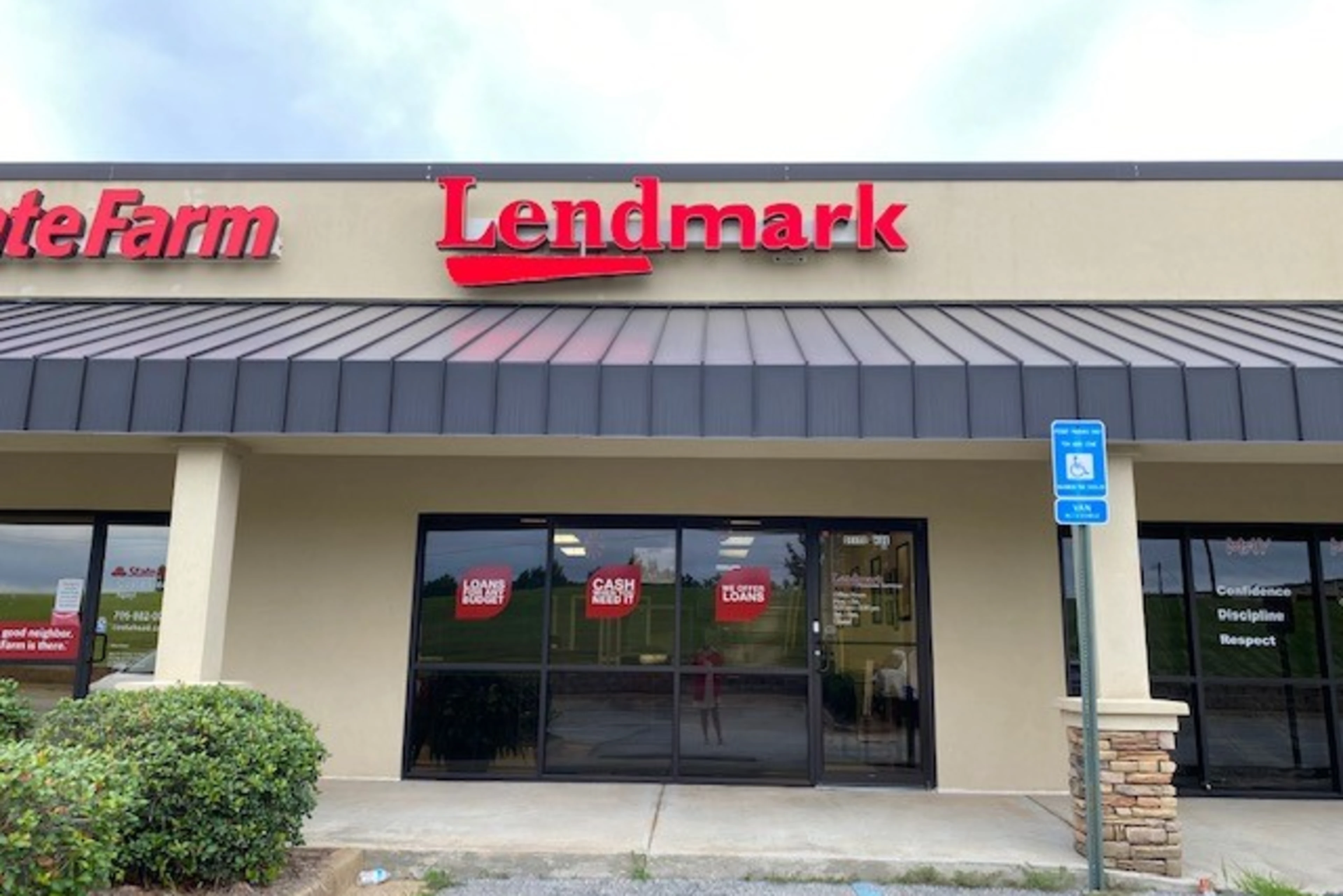 Exterior view of the branch location.