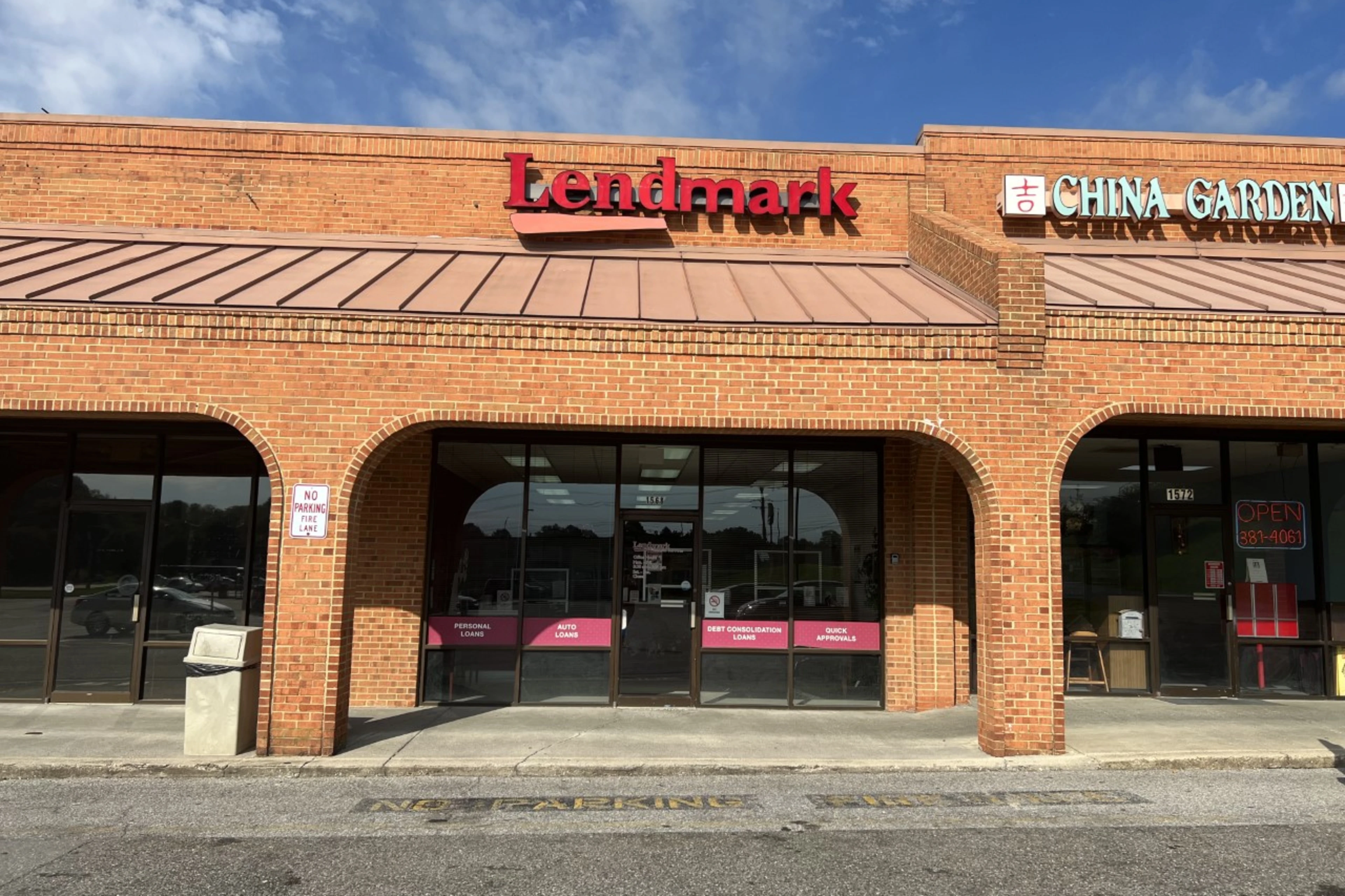 Exterior view of the branch location.