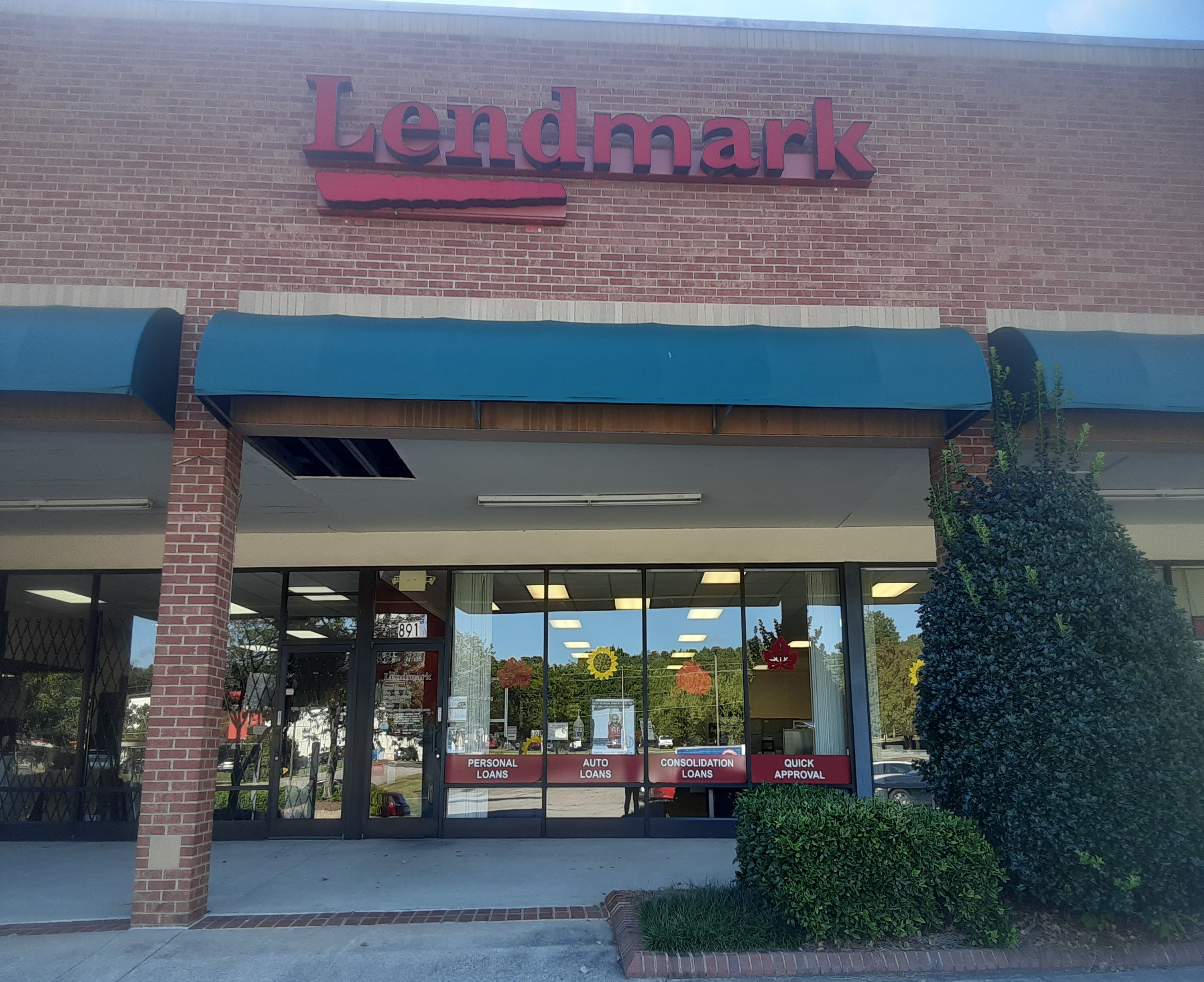 Exterior view of the branch location.
