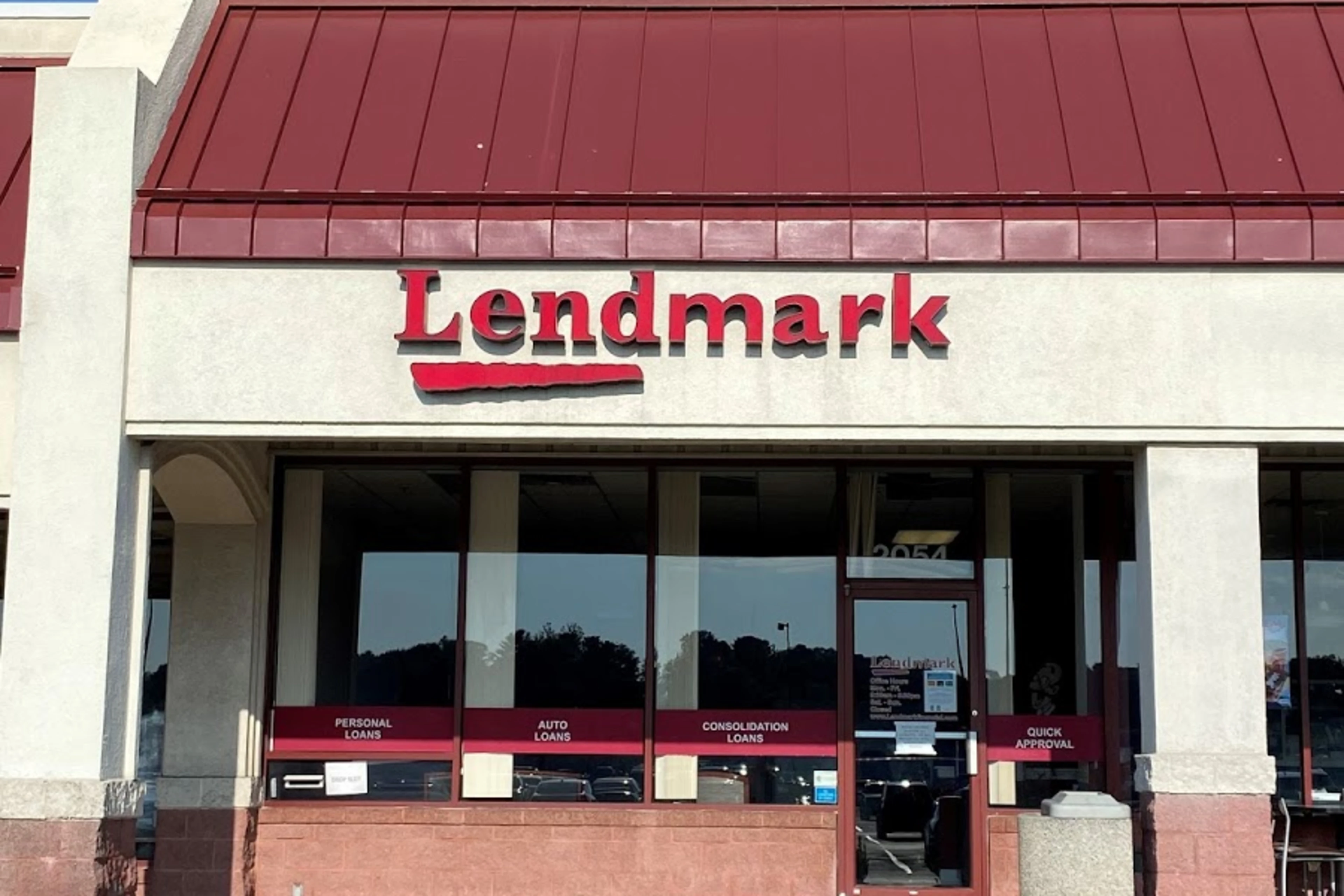 Exterior view of the branch location.