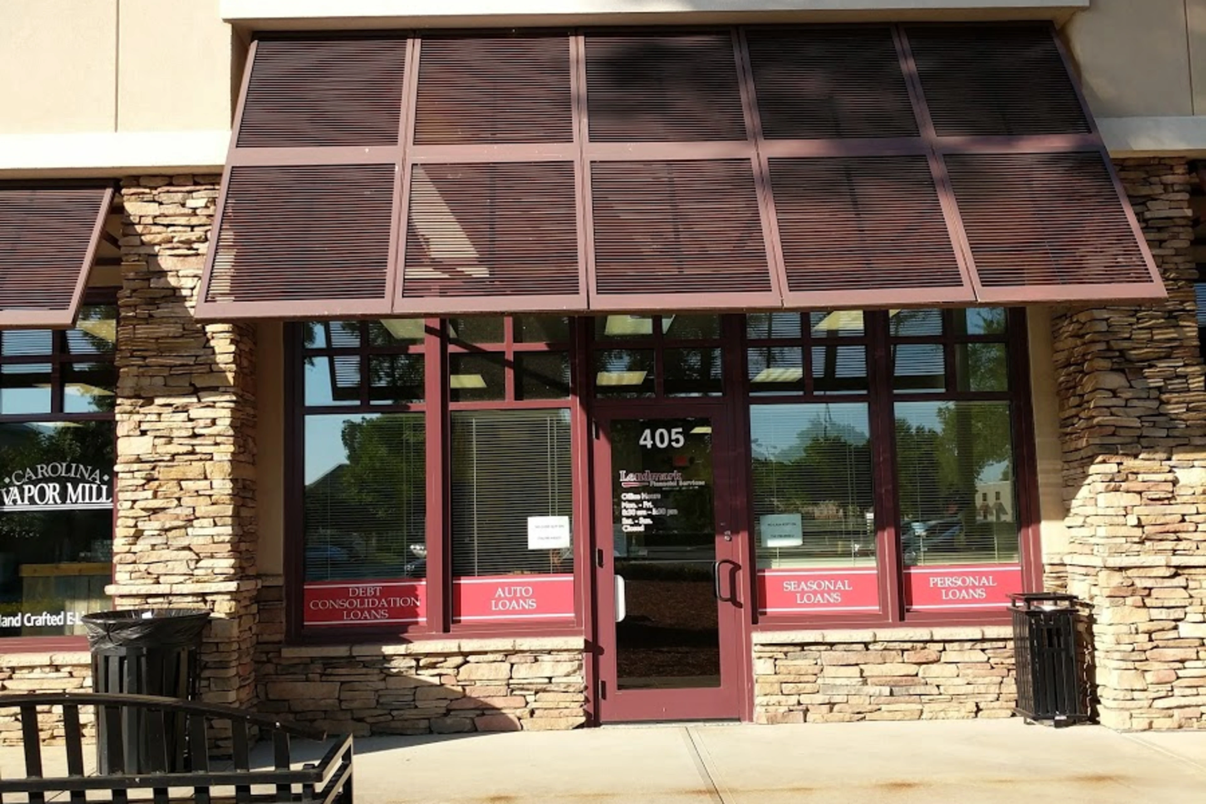 Exterior view of the branch location.