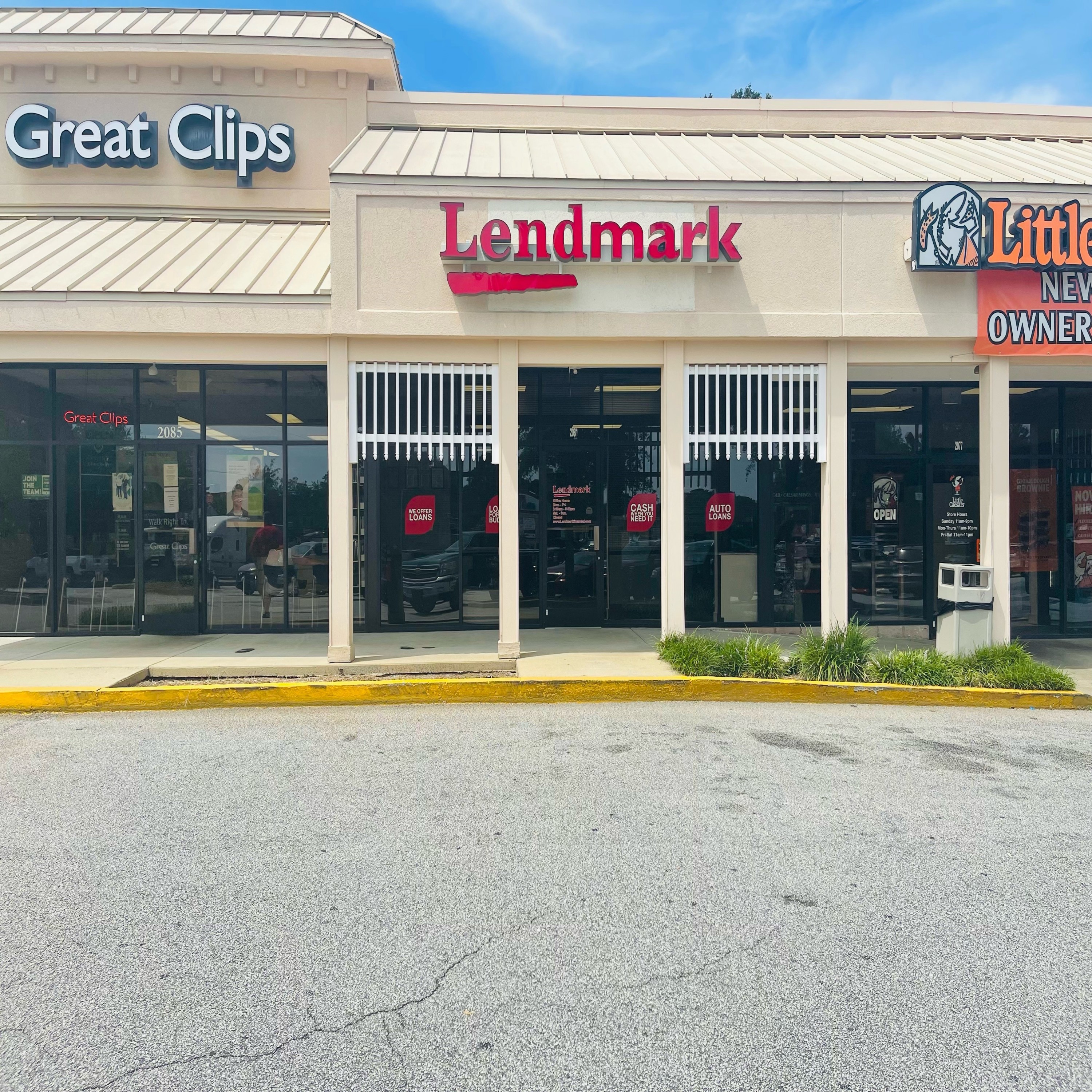 Exterior view of the branch location.
