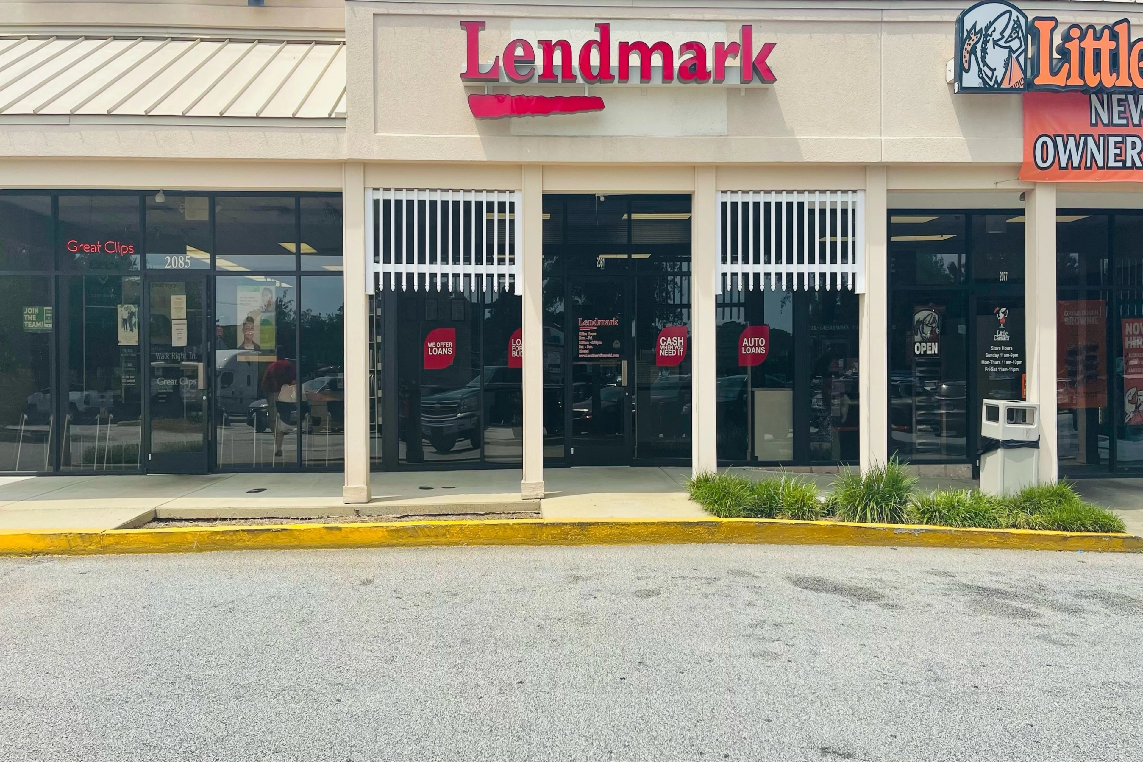 Exterior view of the branch location.