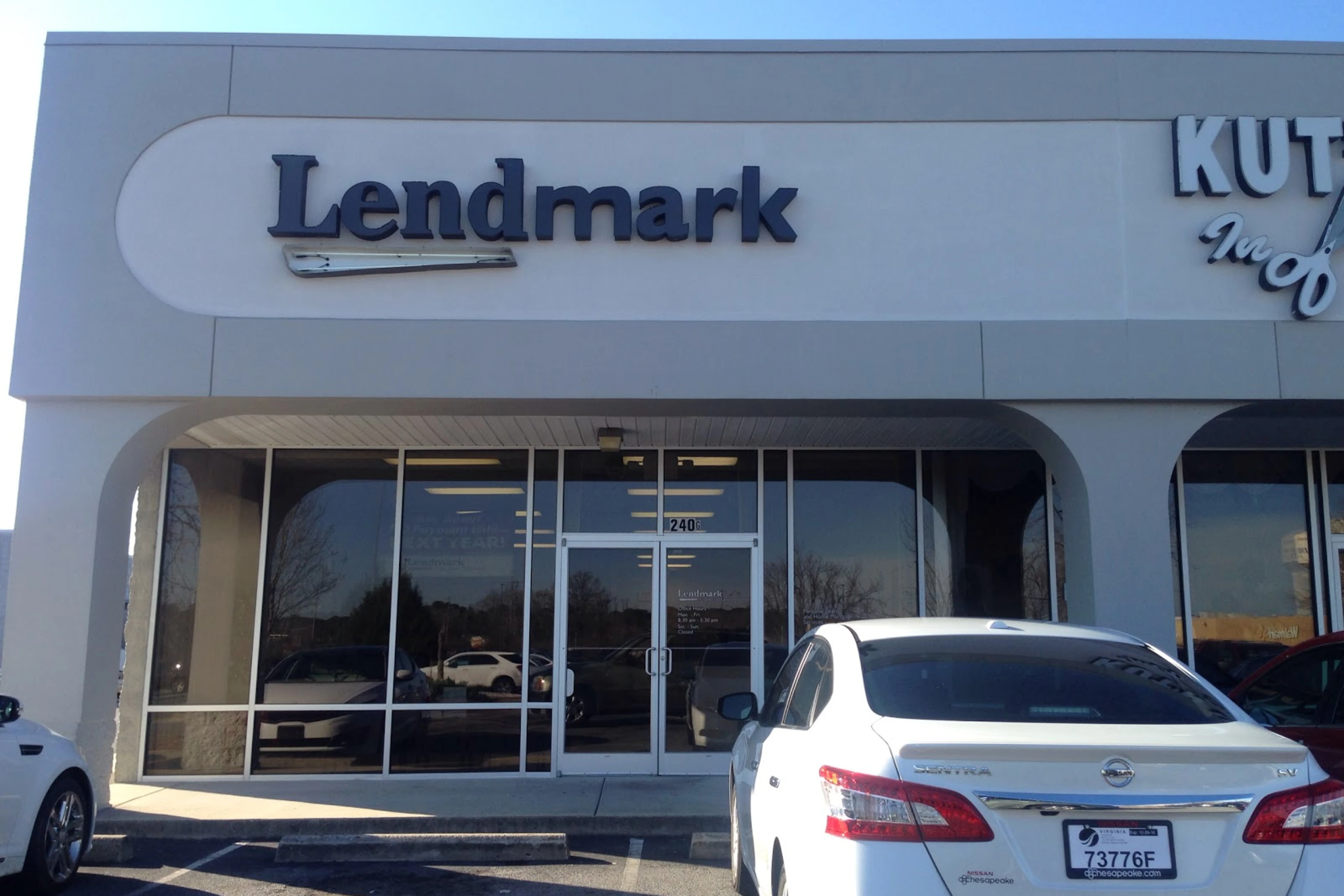 Exterior view of the branch location.