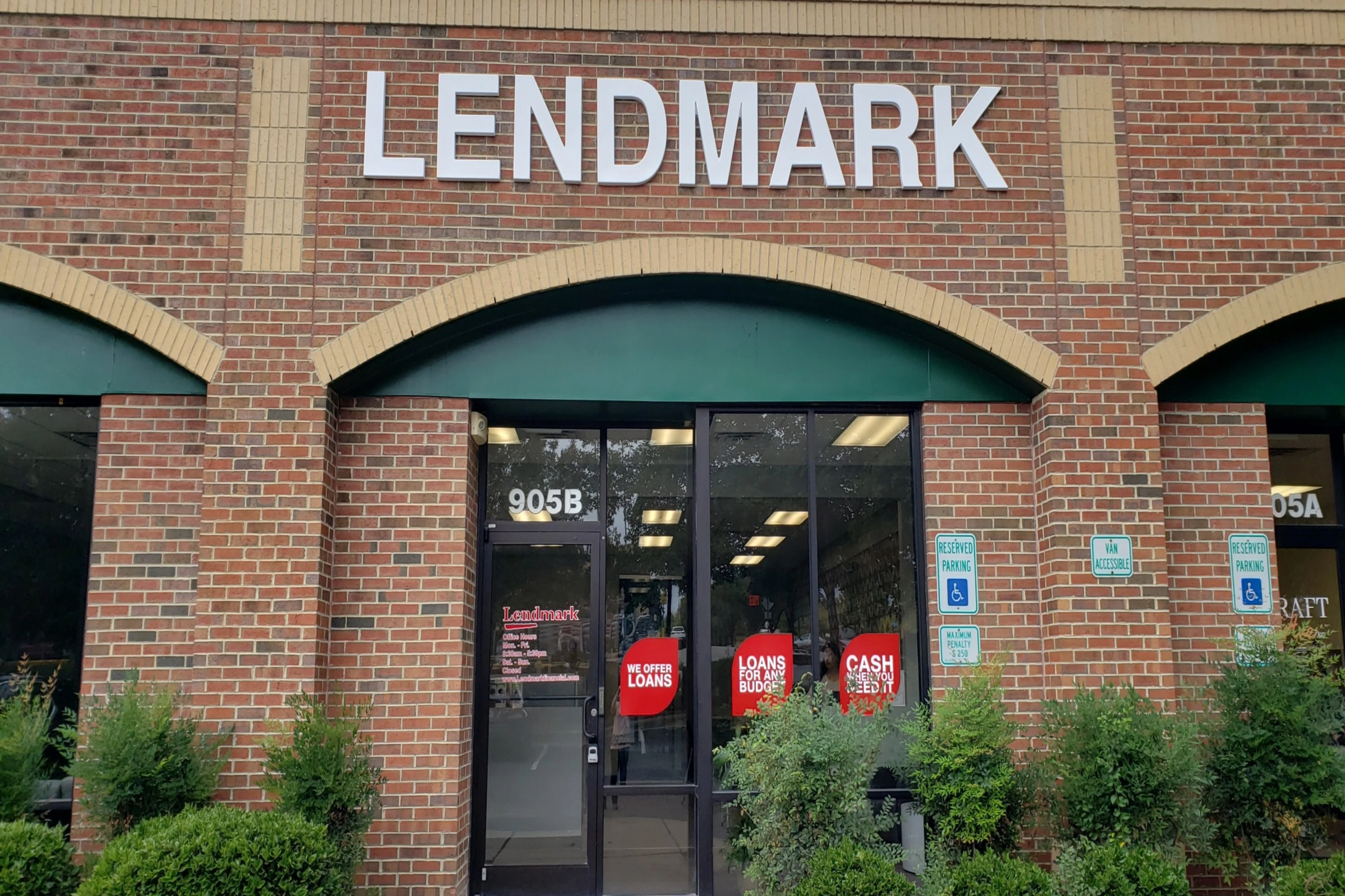 Exterior view of the branch location.