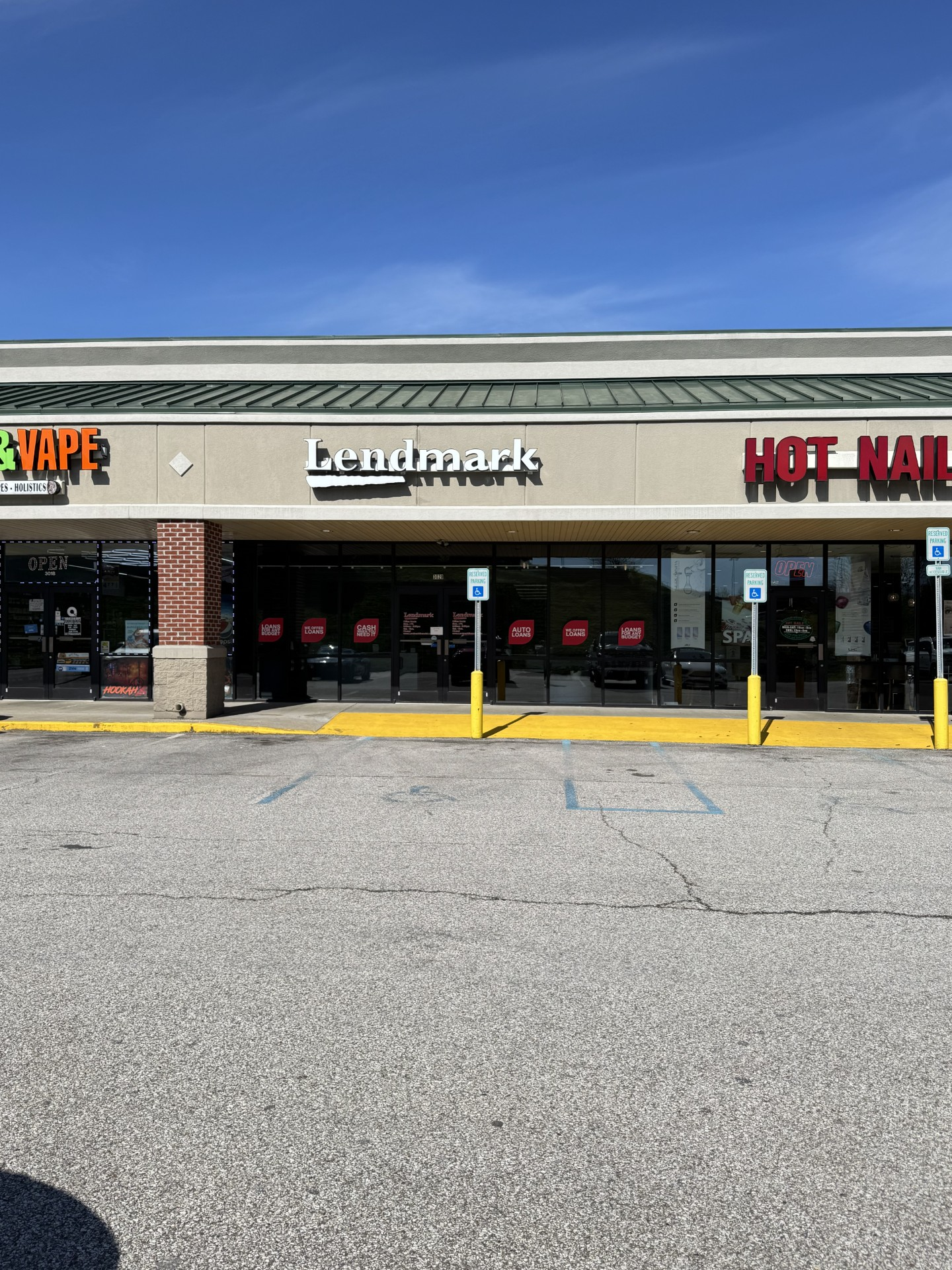 Exterior view of the branch location.