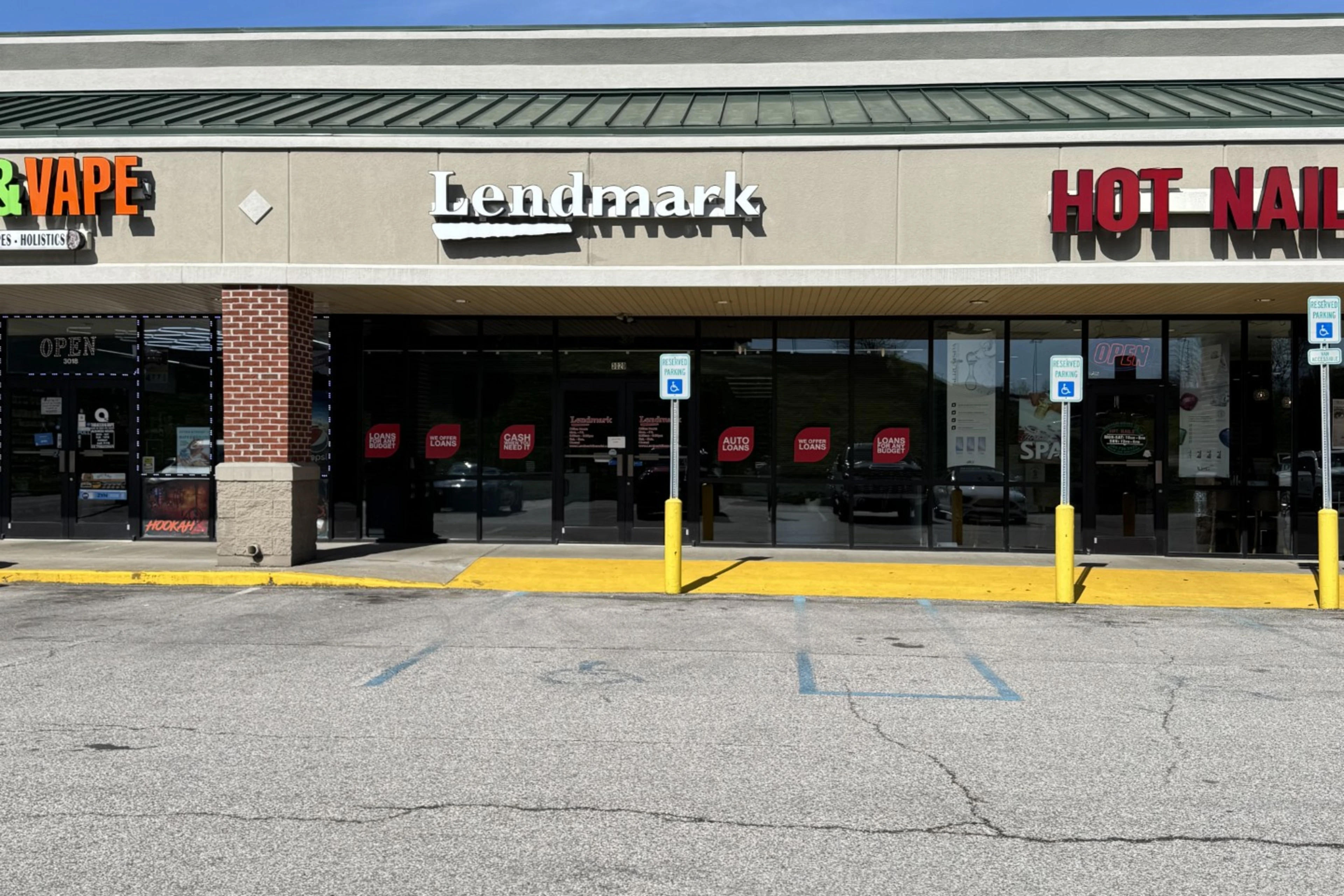 Exterior view of the branch location.