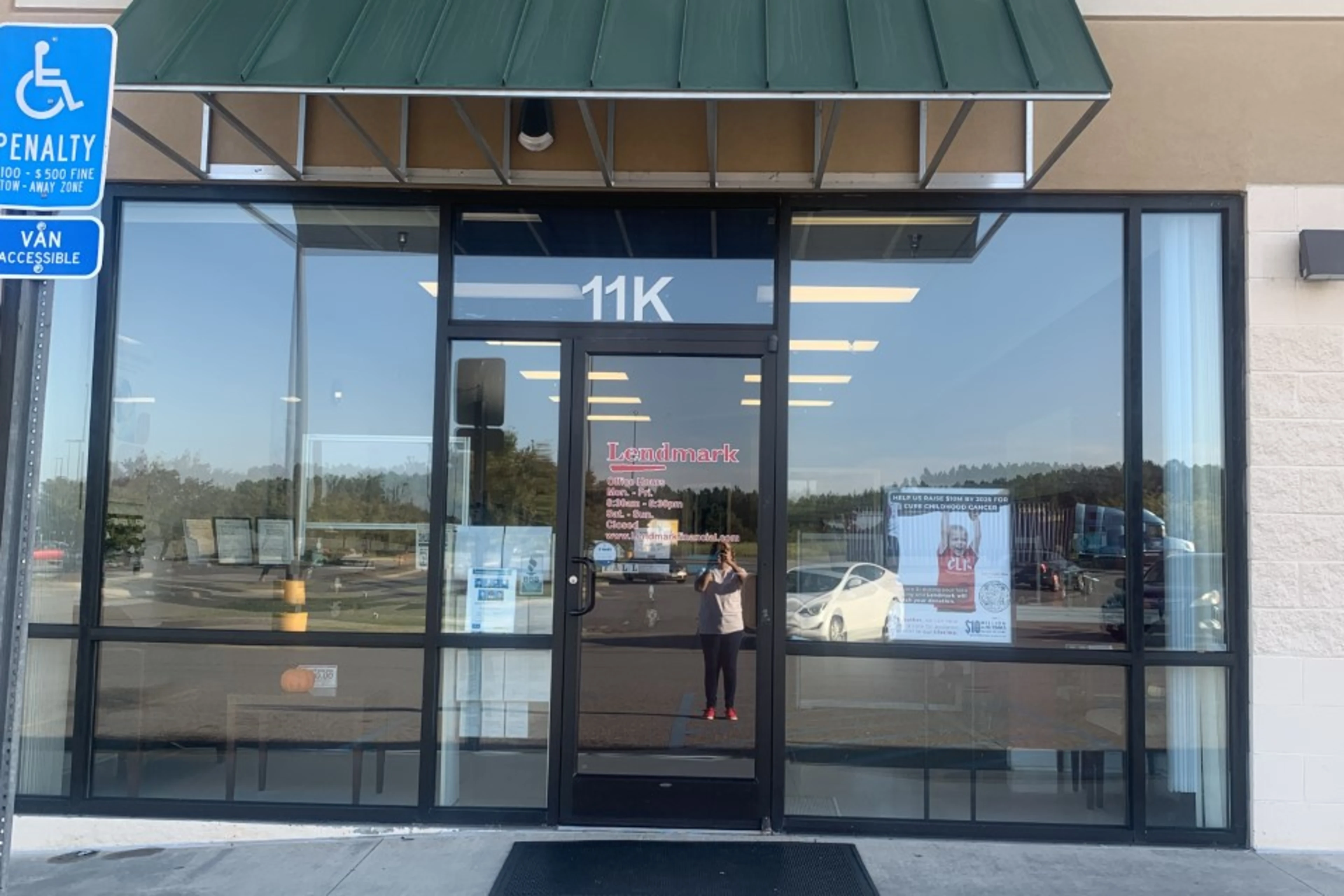 Exterior view of the branch location.