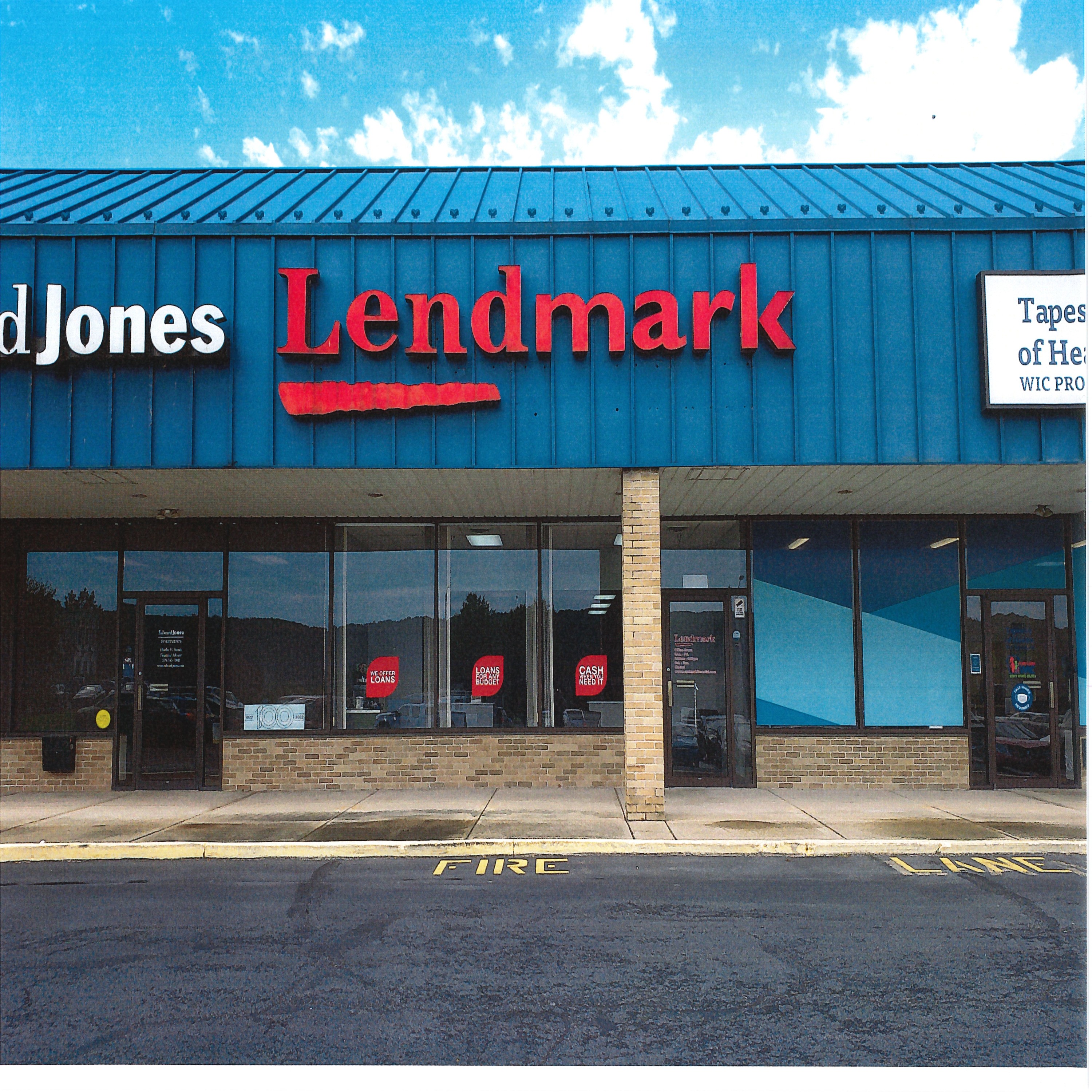 Exterior view of the branch location.