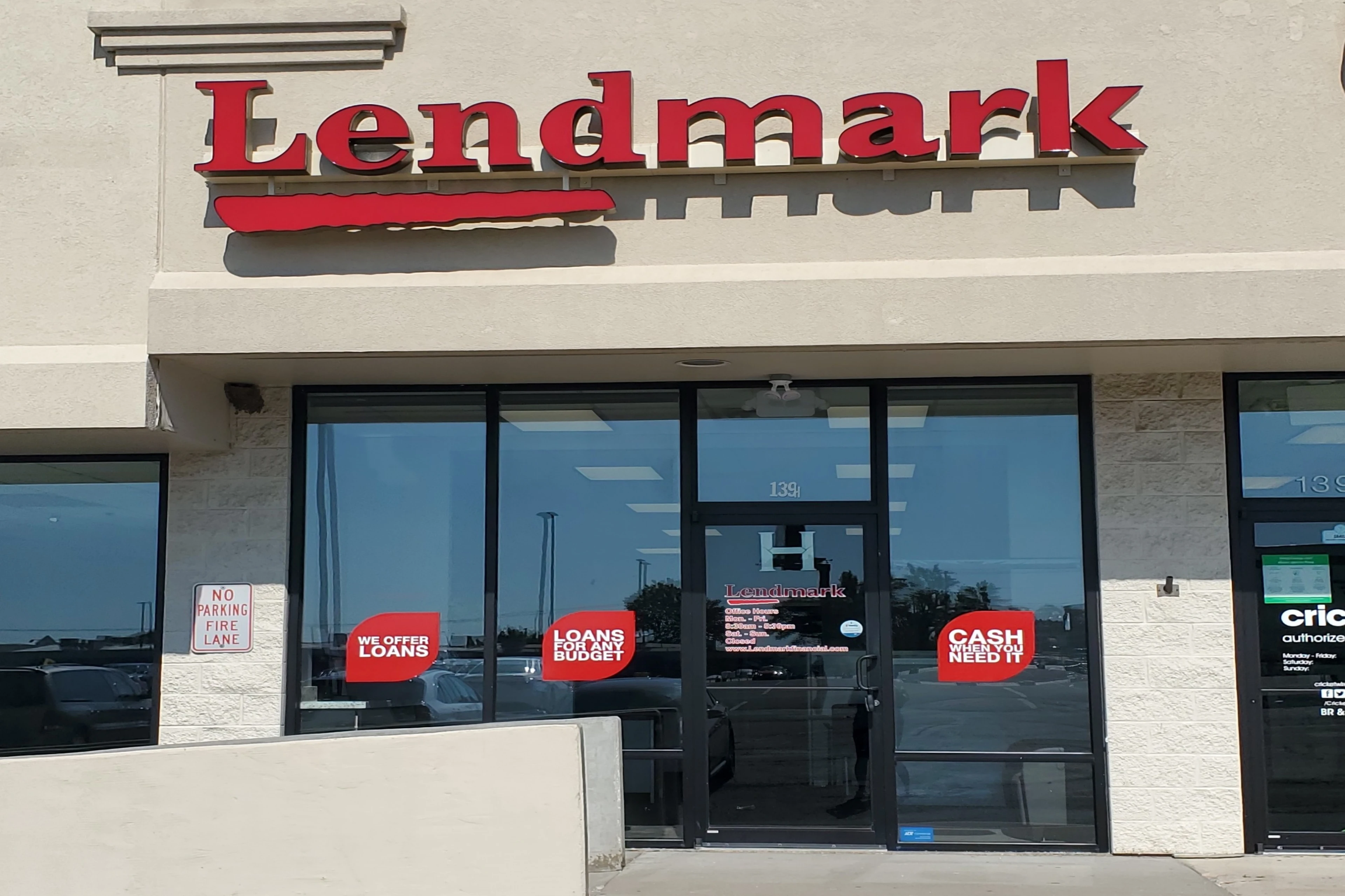 Exterior view of the branch location.