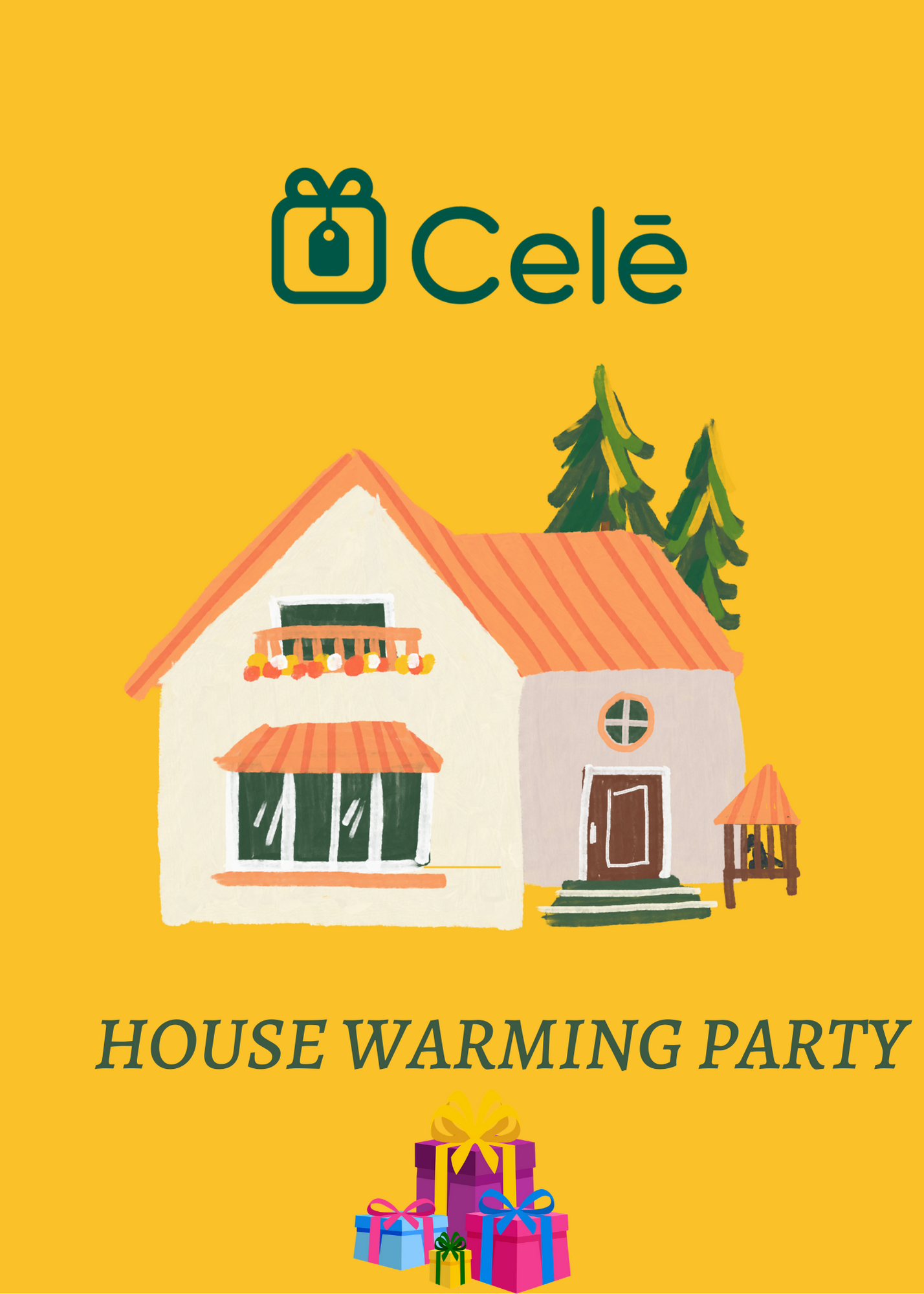 Beige House Illustration Housewarming Invitation.png