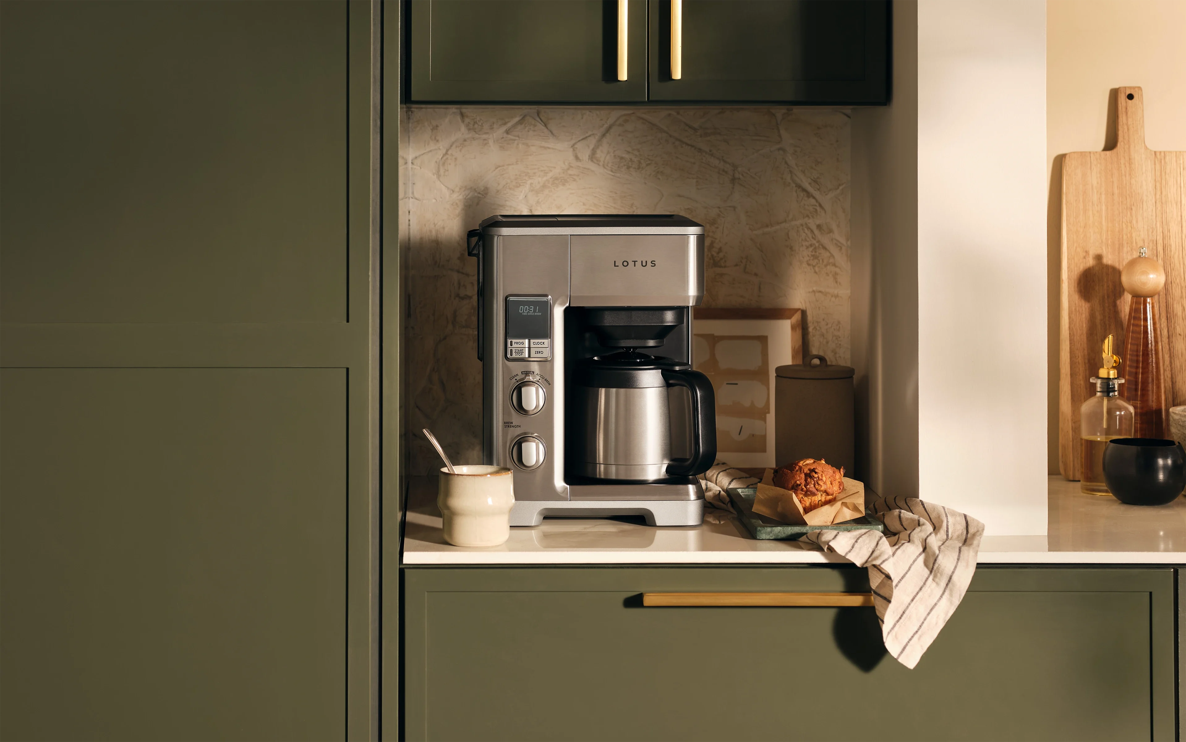 ltscm 500 modern coffee maker with sleek stainless steel design and digital controls compact countertop coffee machine for home and office