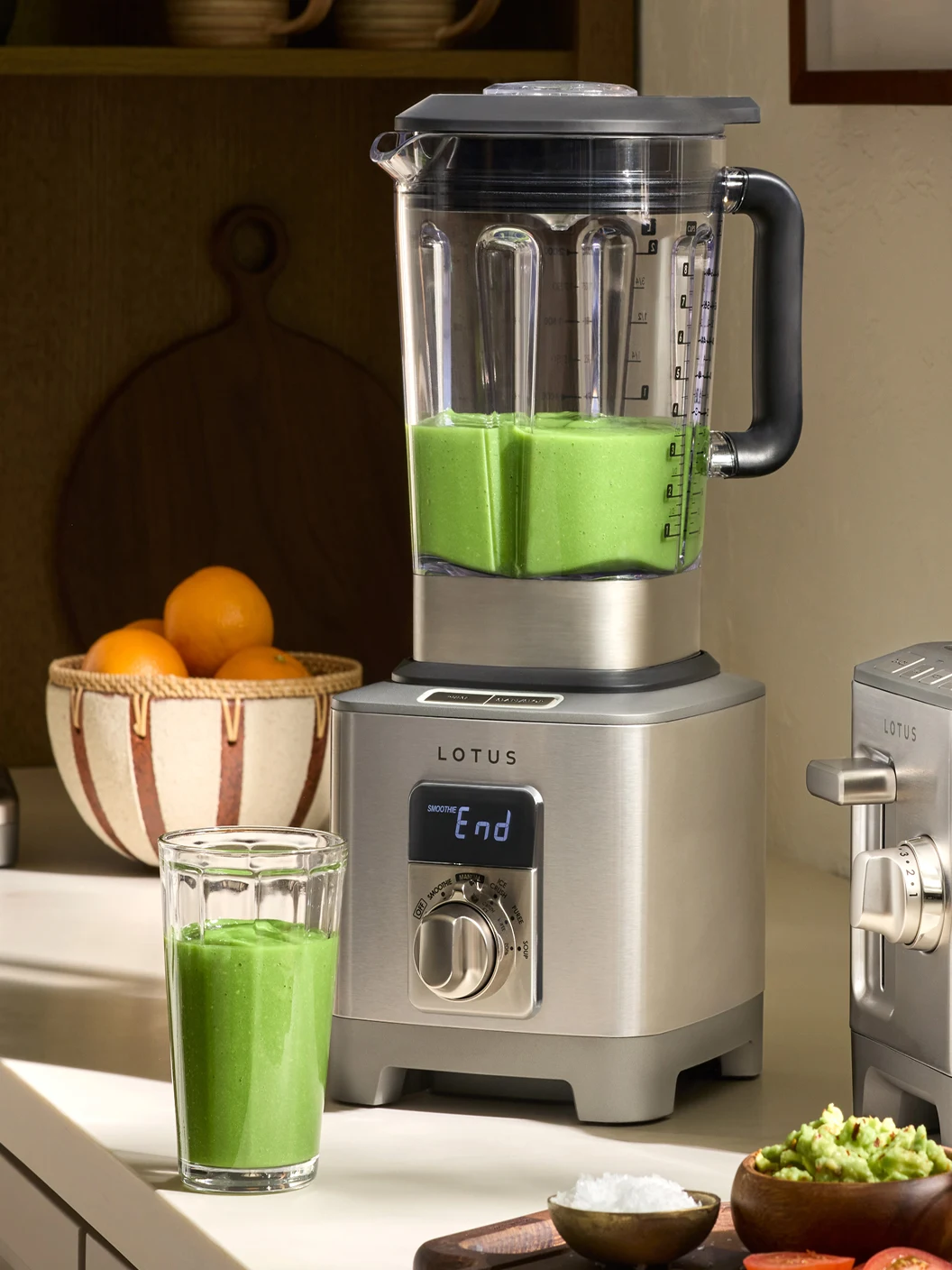 green whole juice in the power spin™