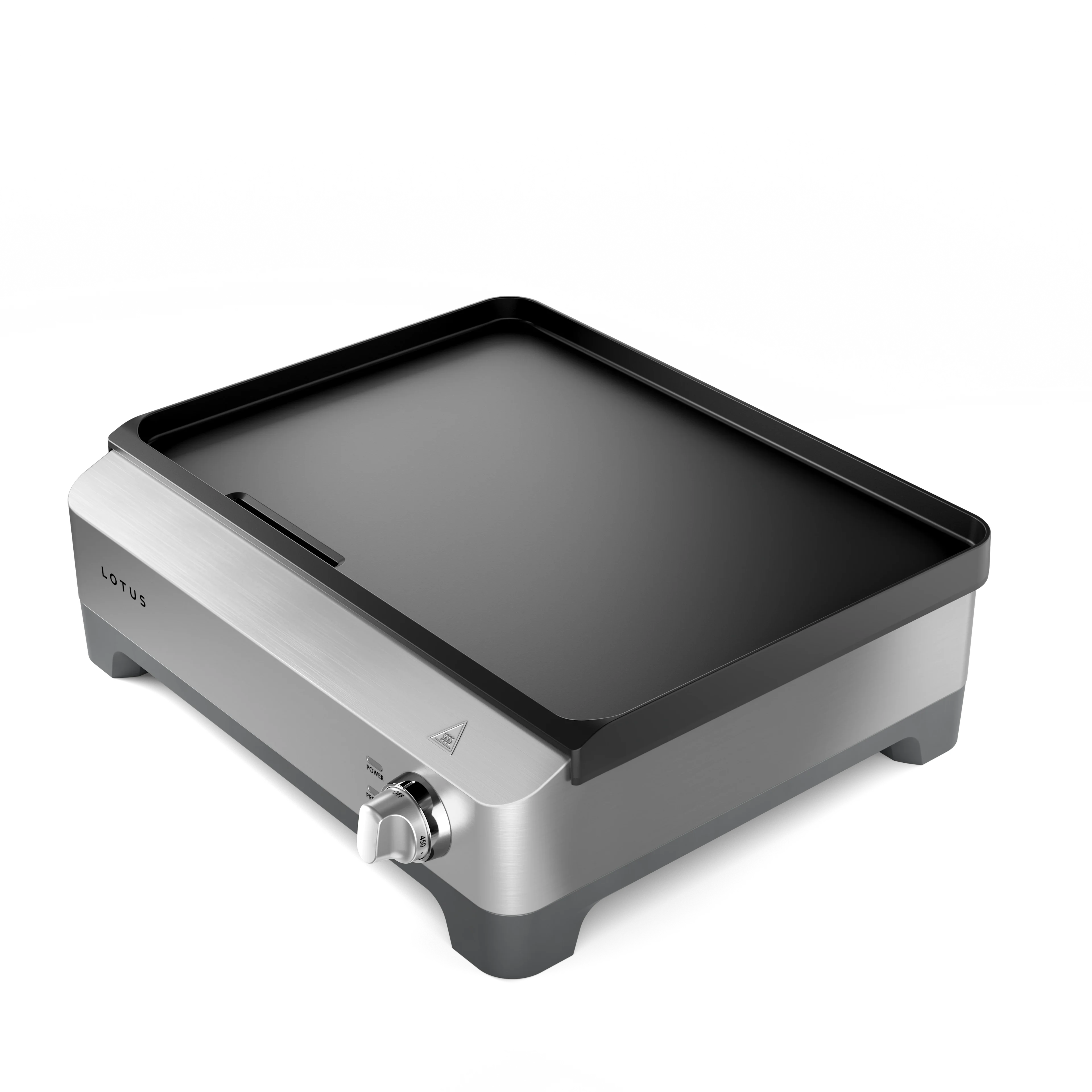angled top view of the short order™ precision sear griddle model ltsgr500