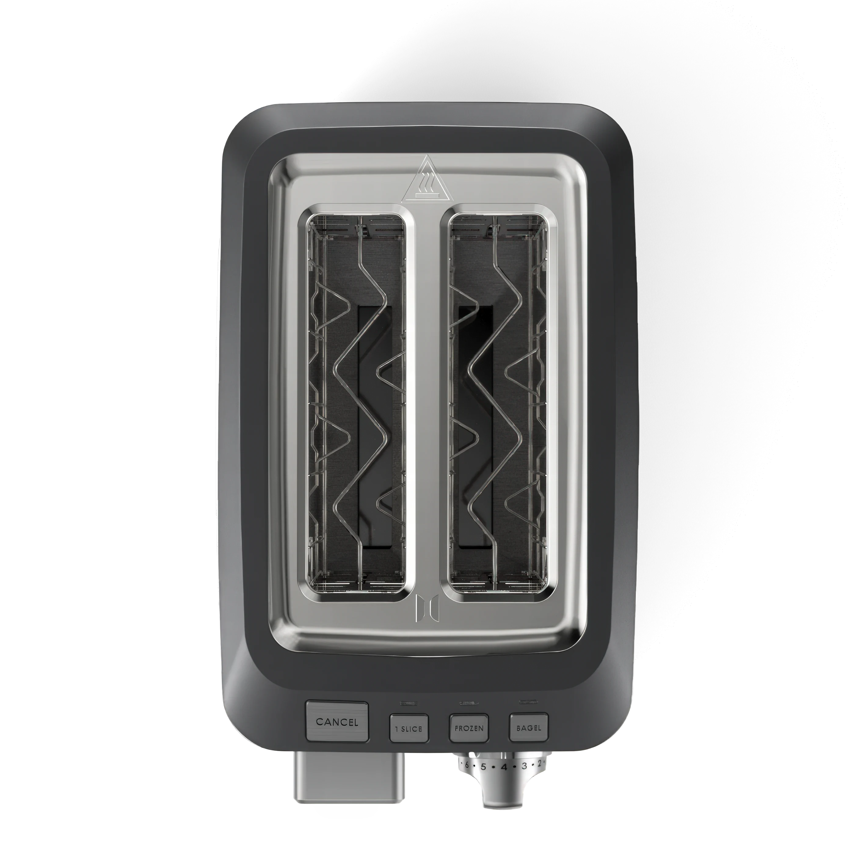 top view of the two slice™ precision toaster model ltstr502