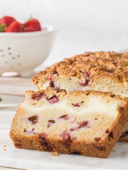 Strawberries and Cream Loaf Image