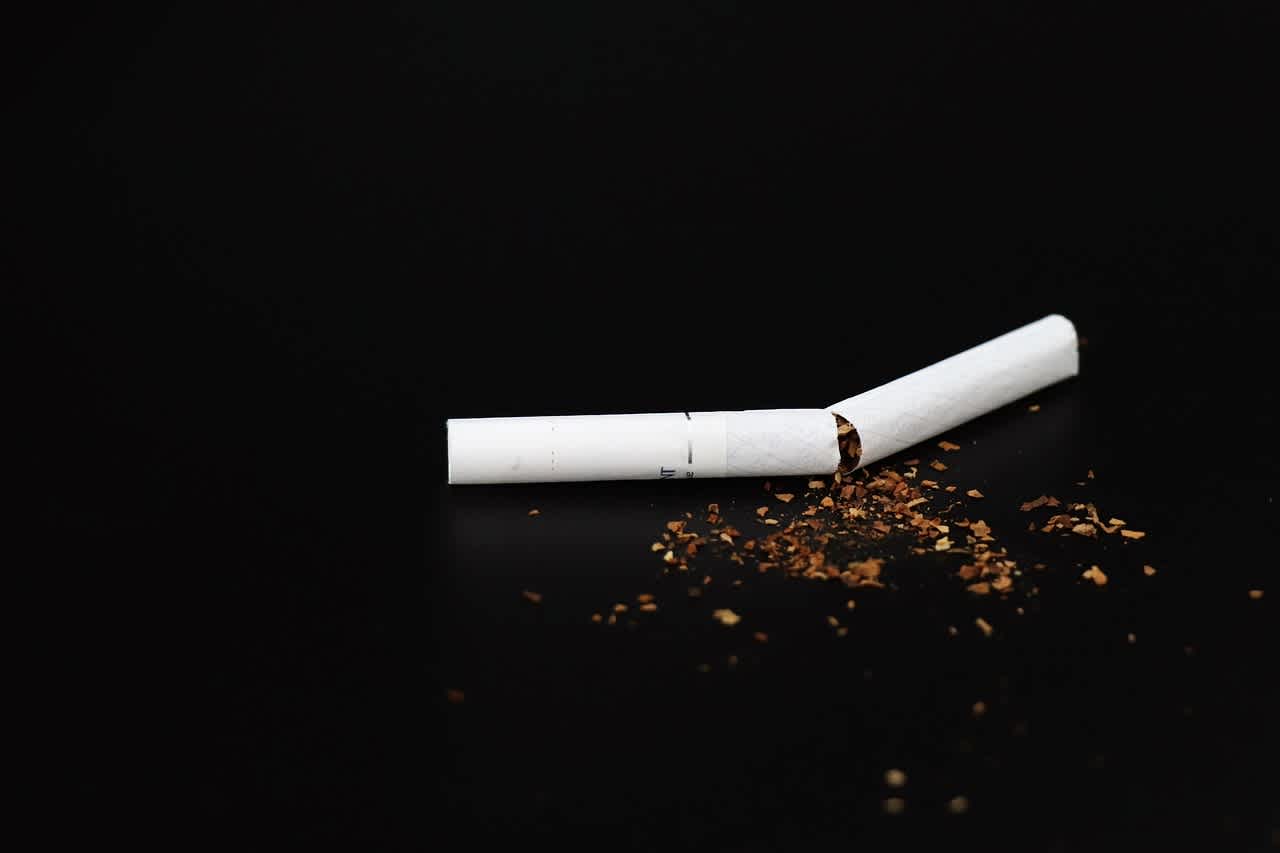 Zerbrochene Zigarette, Rauchentwöhnung