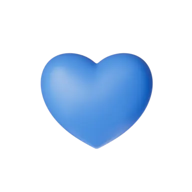Wolt Blue Heart Emoji