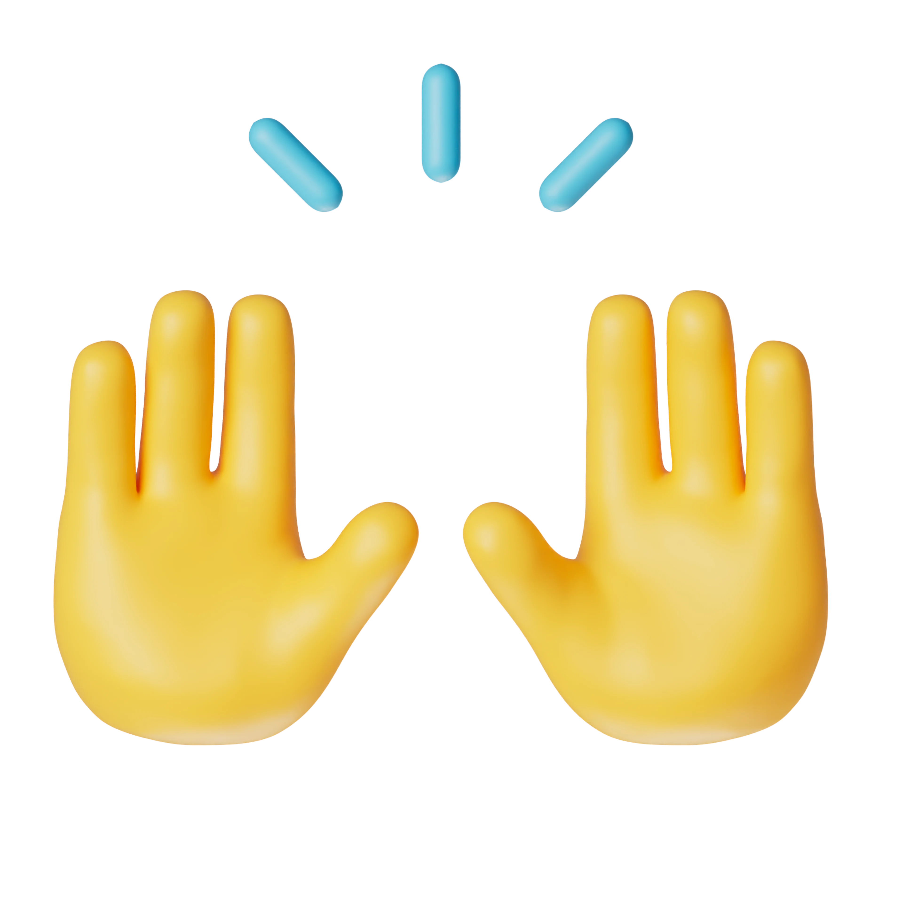 Raised hands emoji