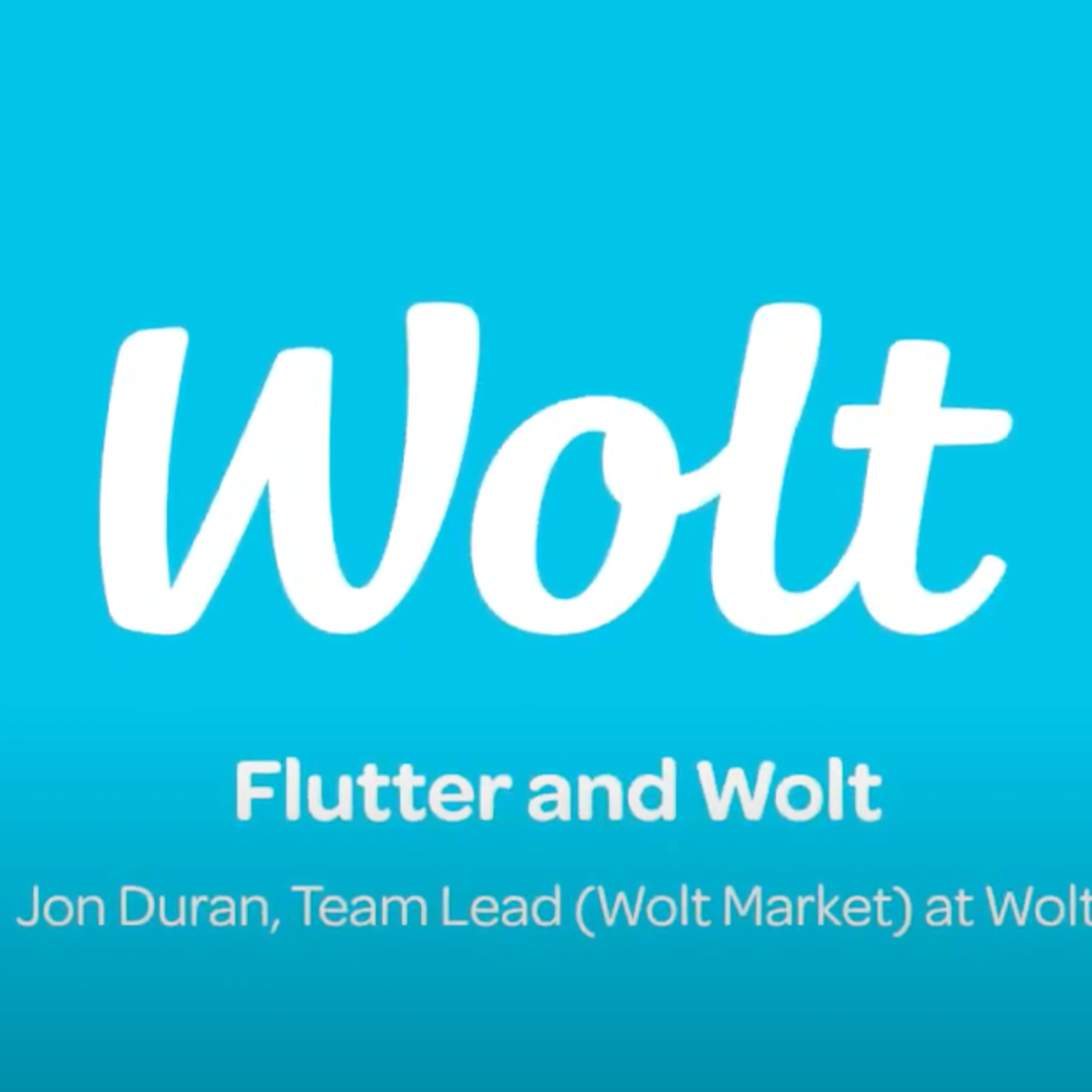 Flutter and Wolt