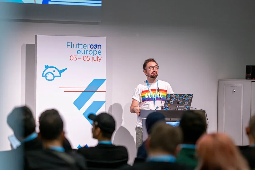 Cagatay at Fluttercon - Main image