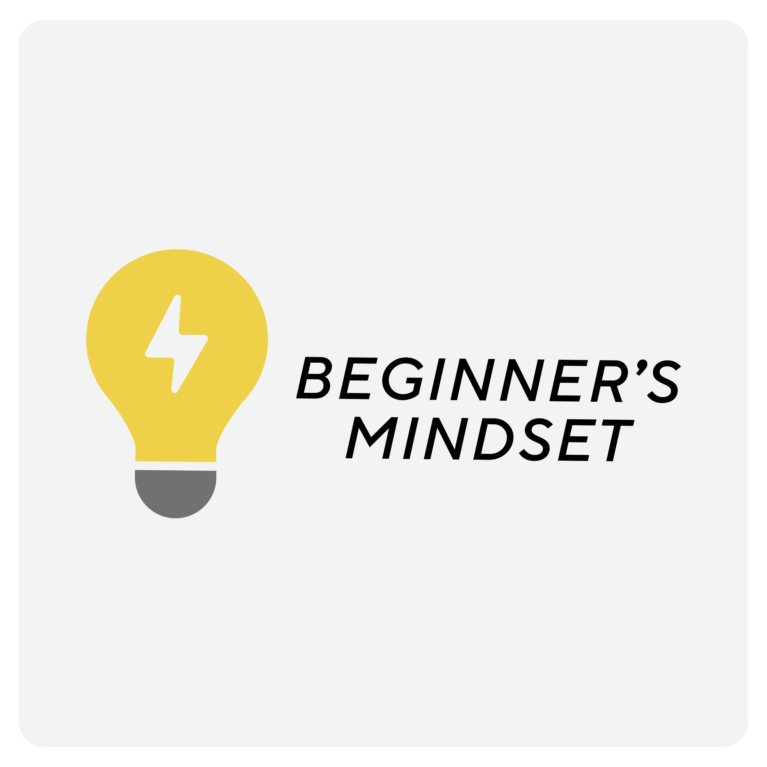 Operating principles: Beginner mindset