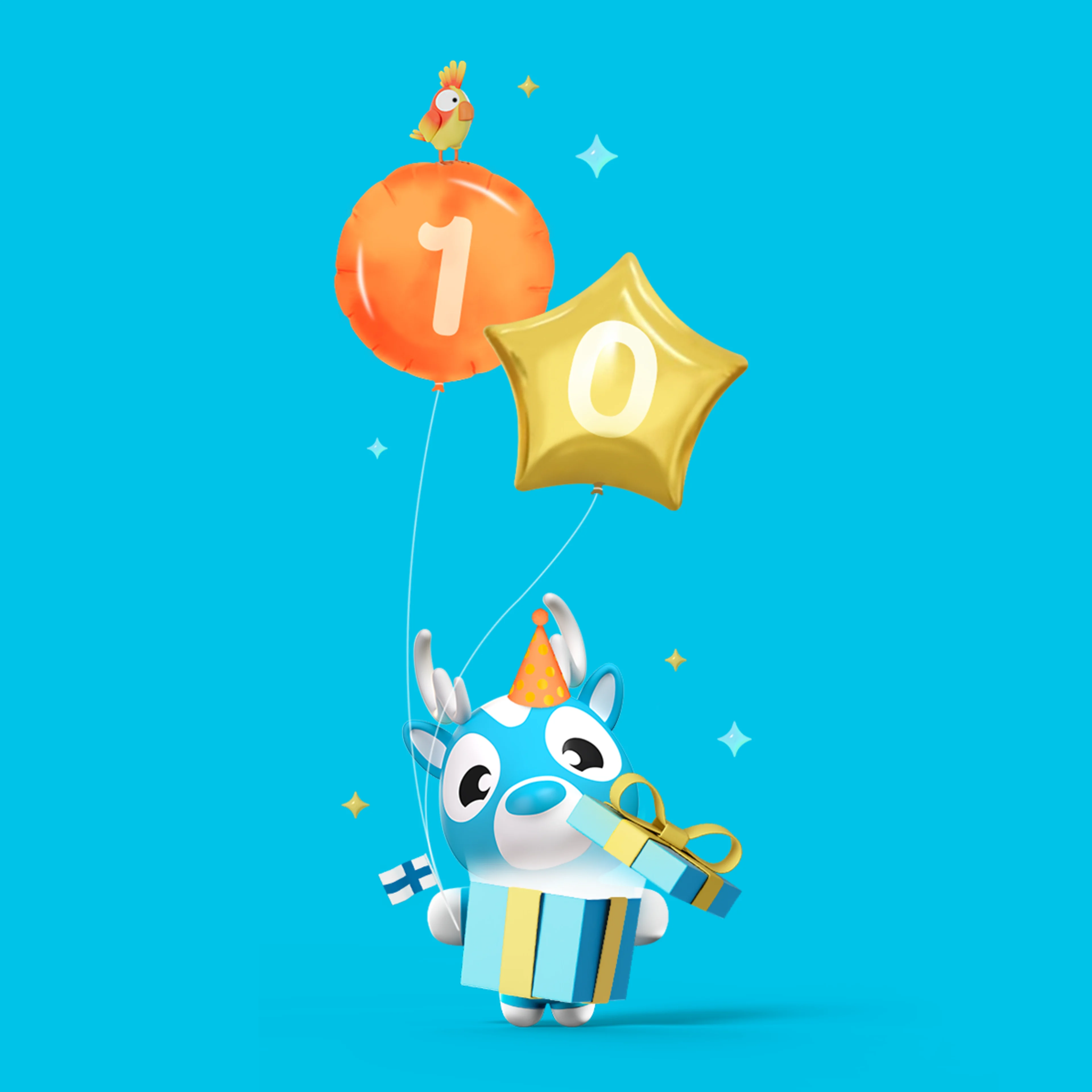 Wolt 10 years, Yuho celebrating