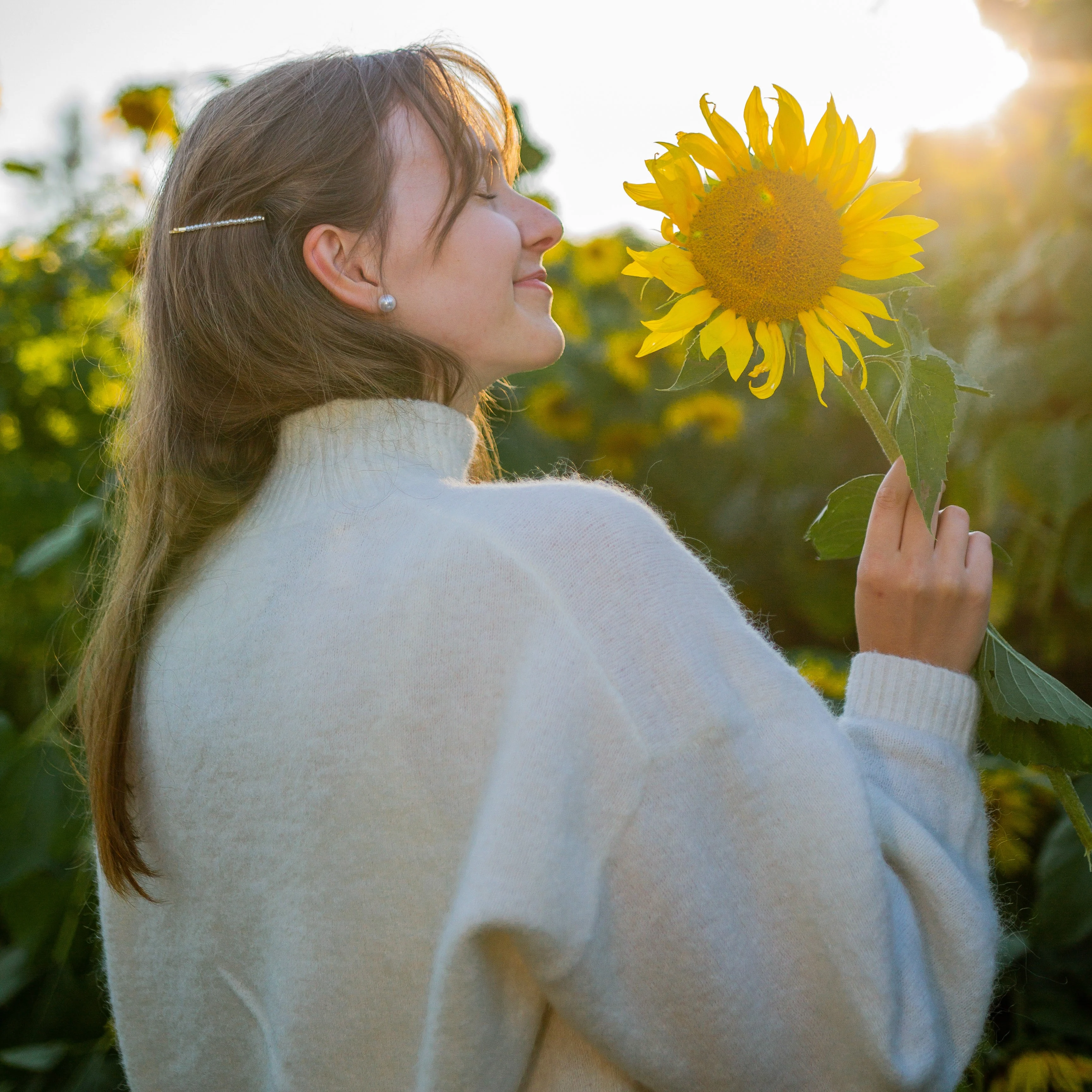 Kia_with_sunflowers.JPG