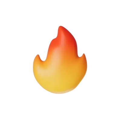 Wolt Fire Emoji