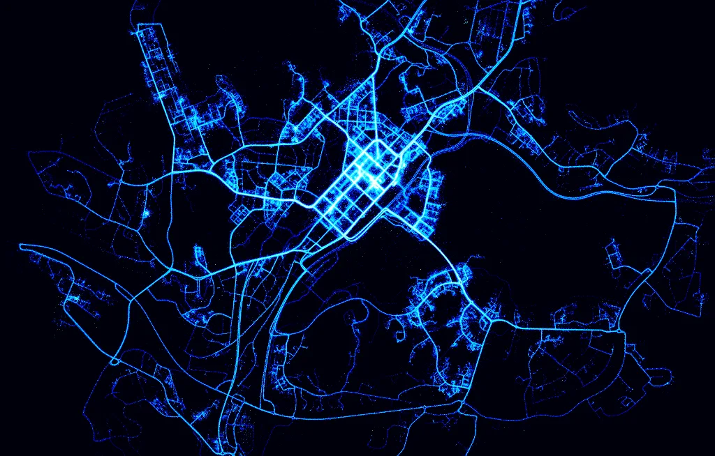 Location map data of Jyväskylä