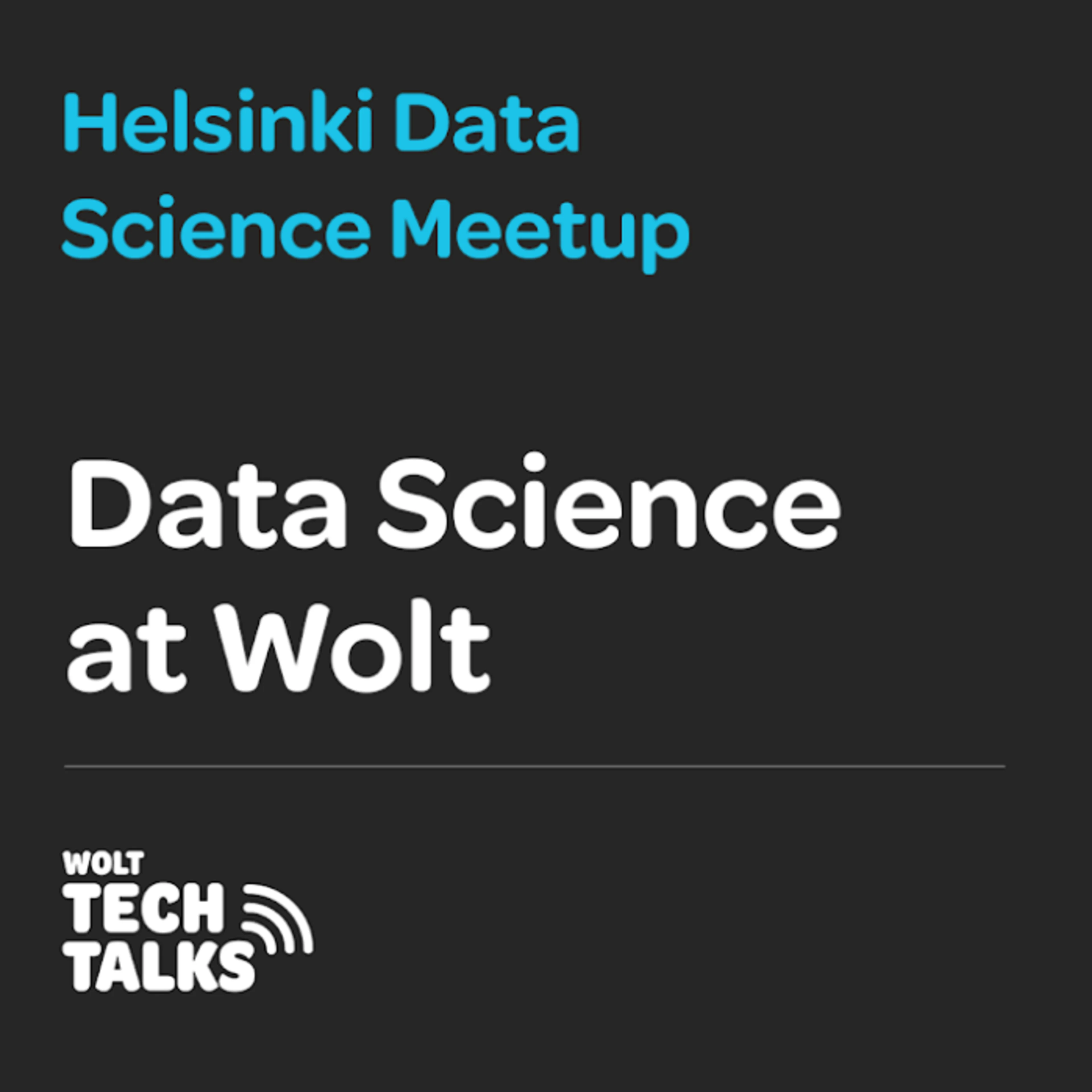 Data science at Wolt - video thumbnail