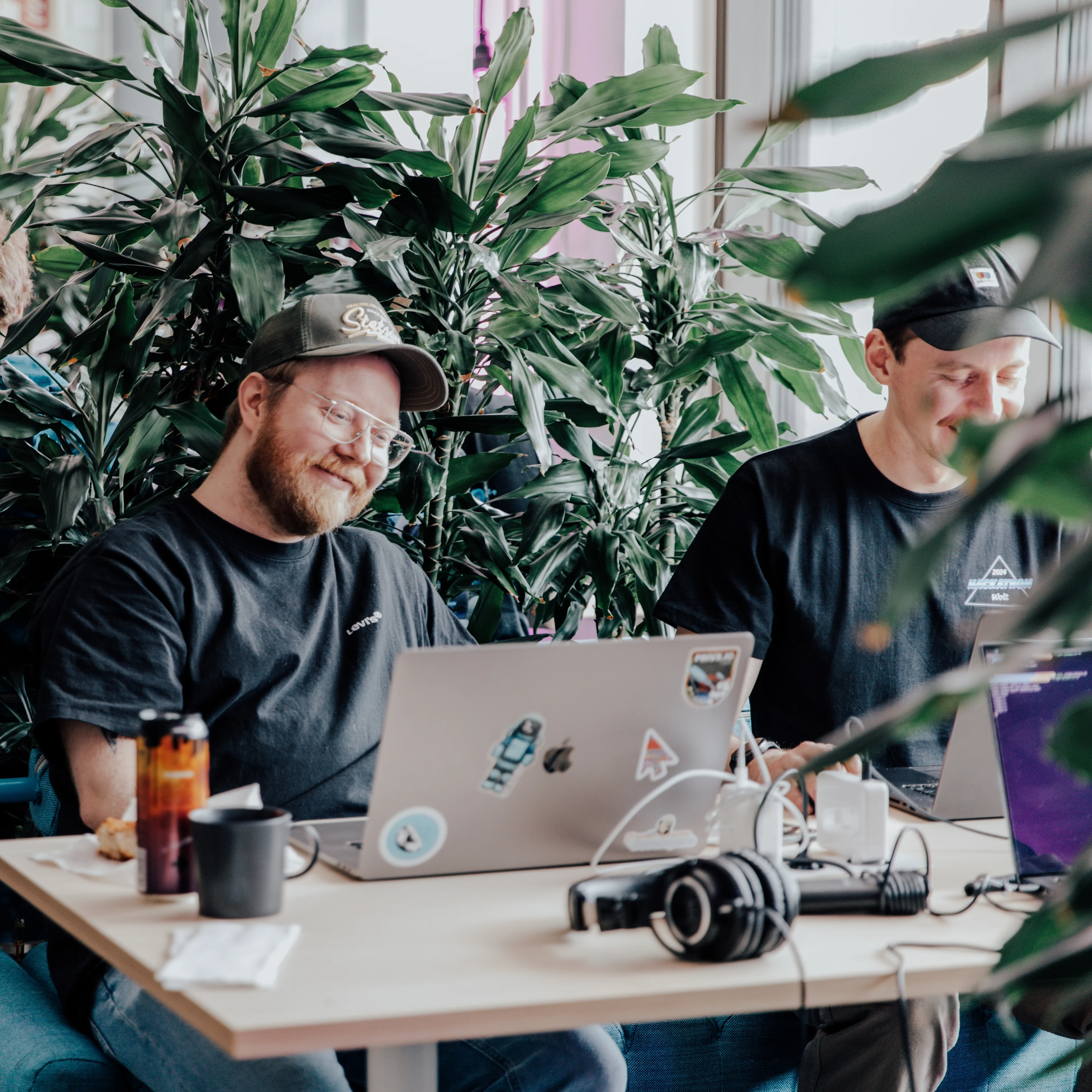 Inside Data at Wolt - Alternative / Cover image - Wolt hackathon people working together