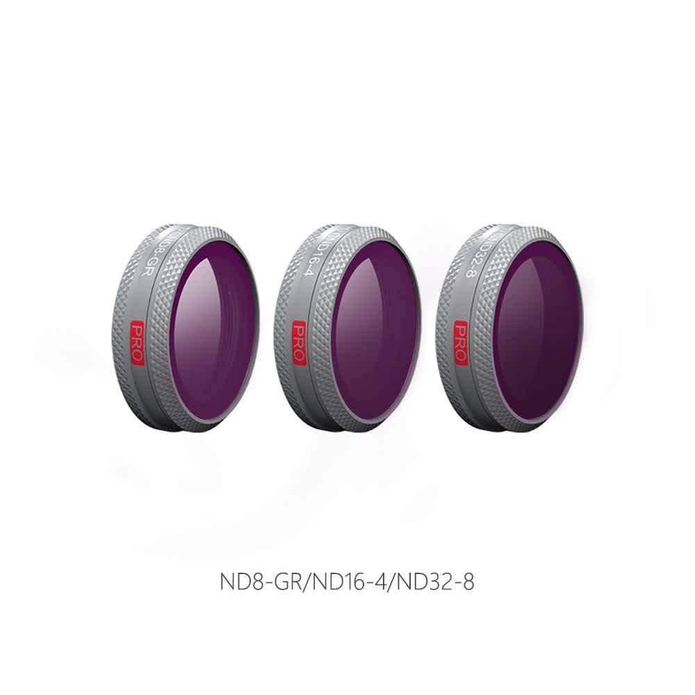 PGYTECH GND Filters Set for white background.