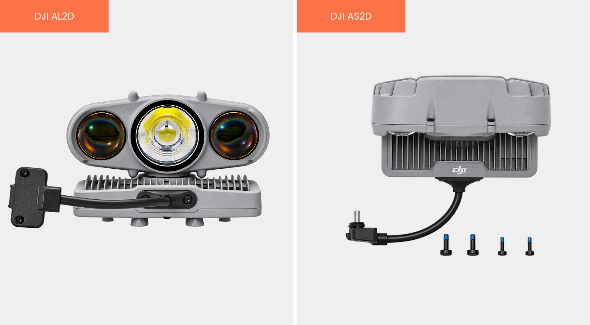 DJI Matrice 5TD spotlight and speaker.