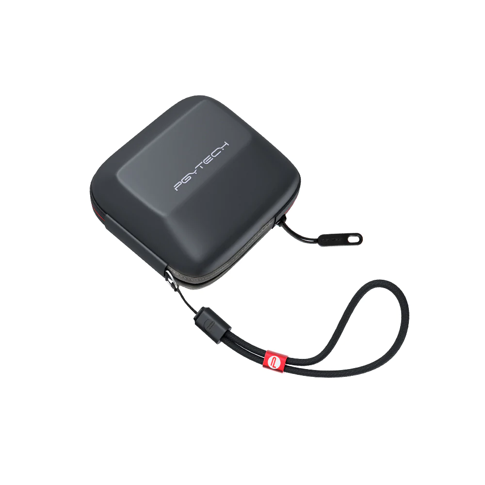 PGYTECH Action Camera Hard-shell Protective Case in front of a white background.