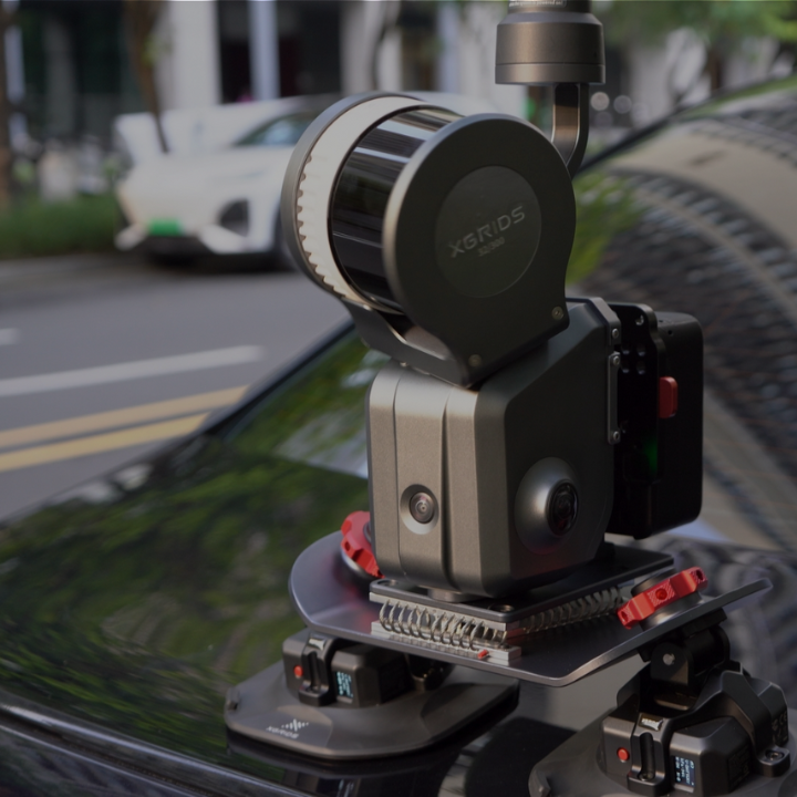 XGRIDS L2 Pro vehicle mount.