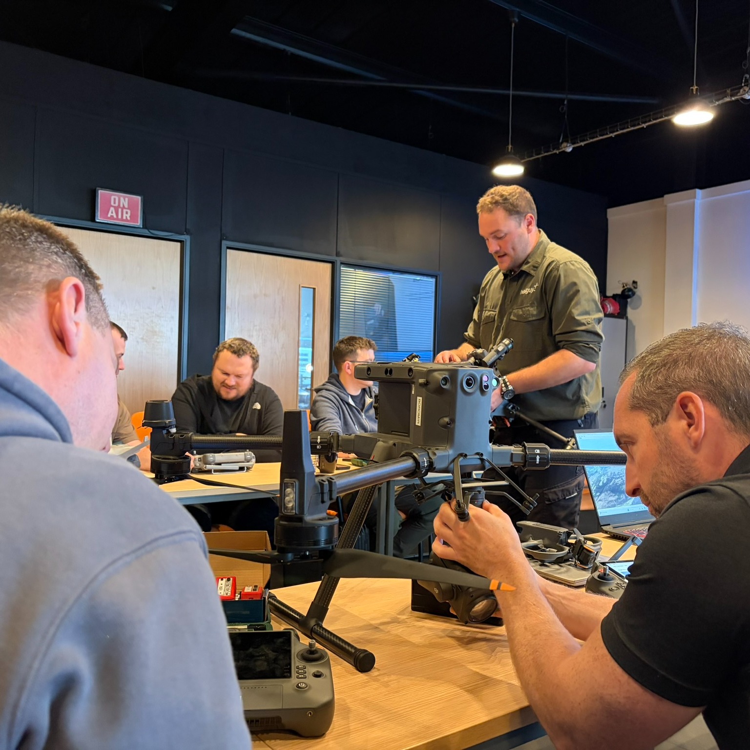 Drone maintenance course.