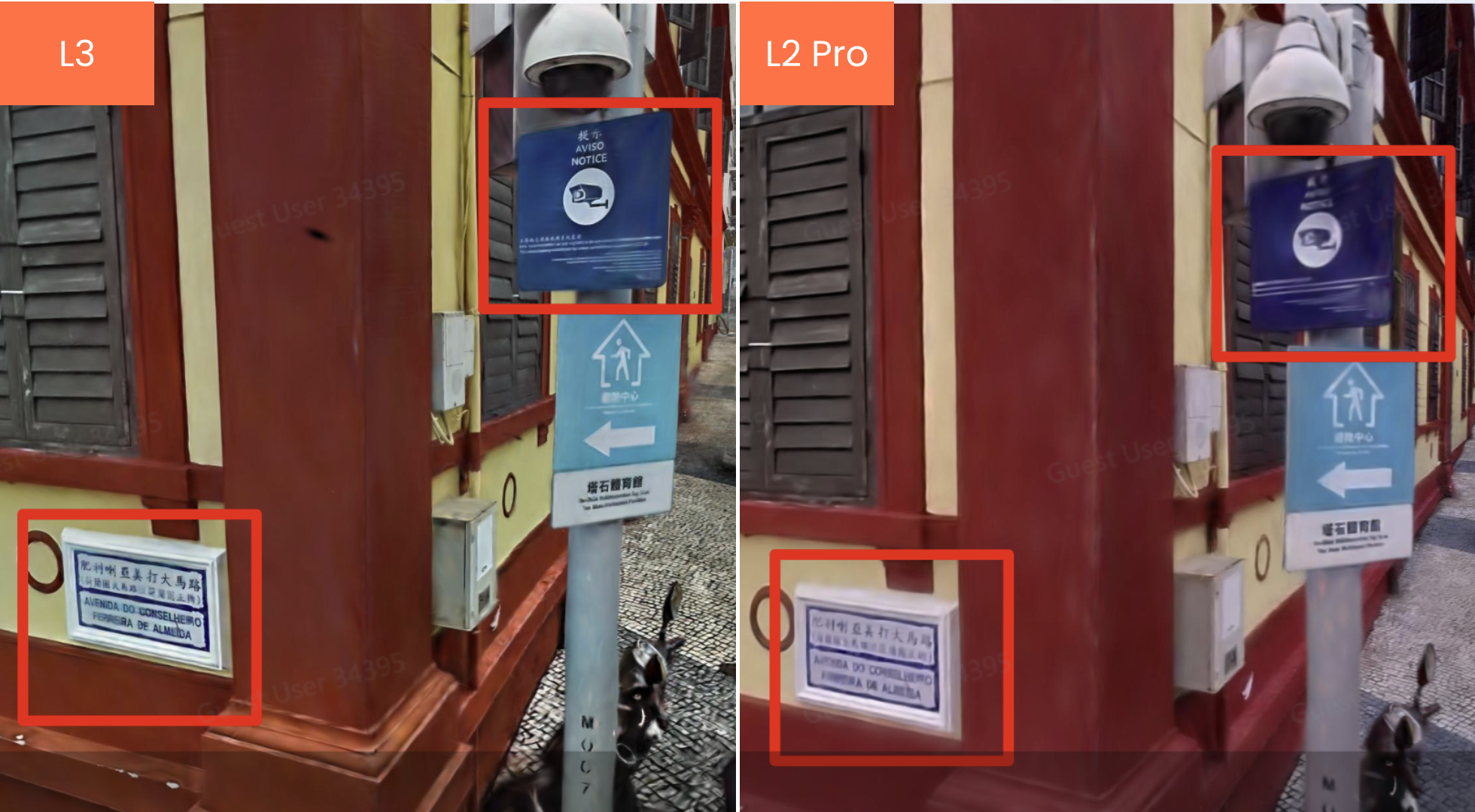 L3 vs L2 Pro side-by-side data.