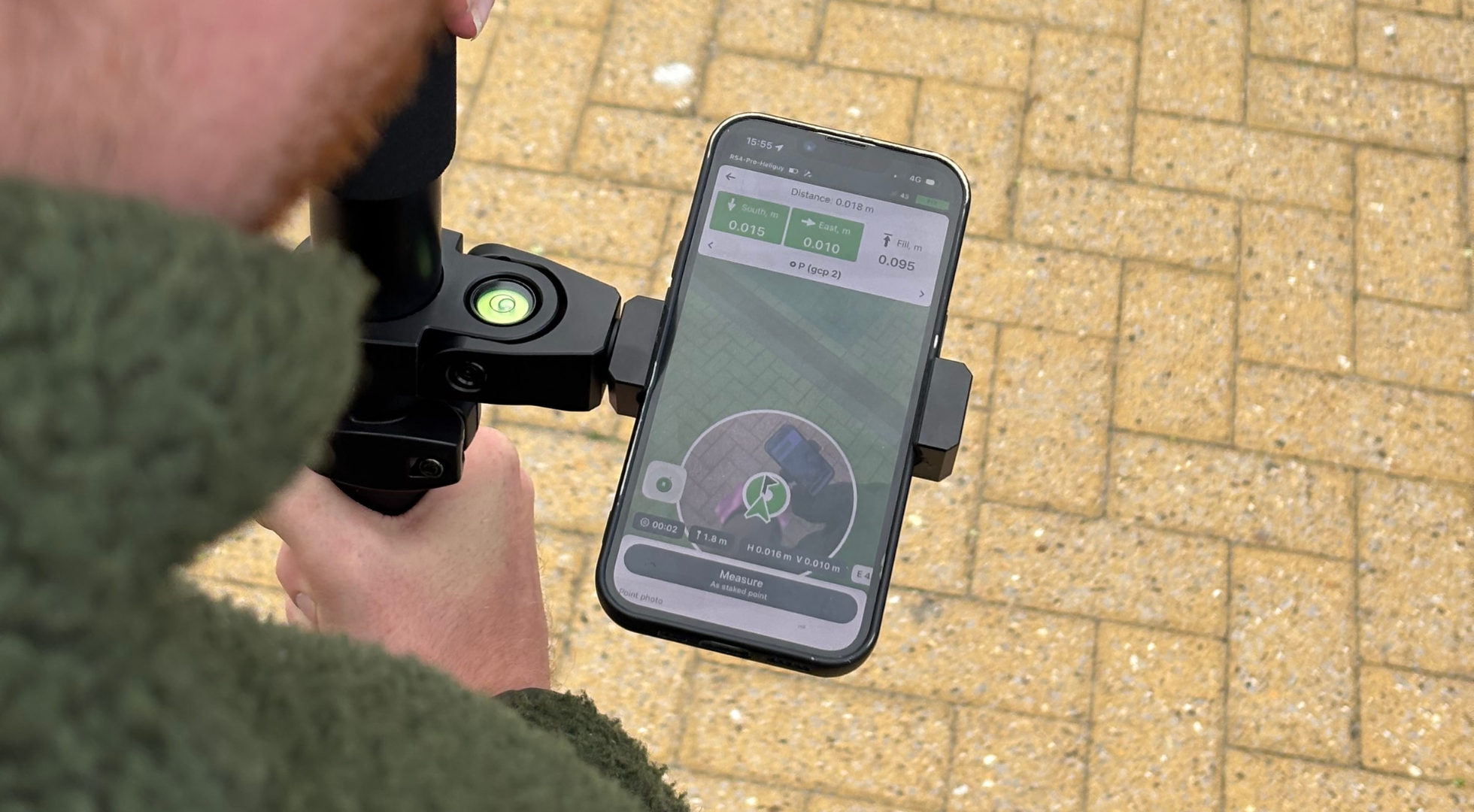 Emlid RS4 Pro AR stakeout.