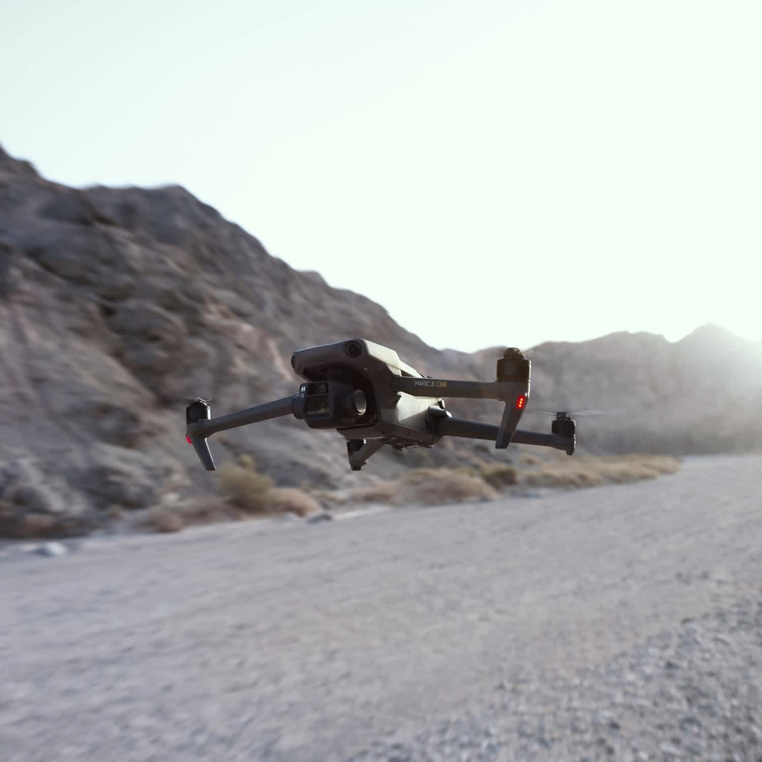 DJI Mavic 3 in flight.